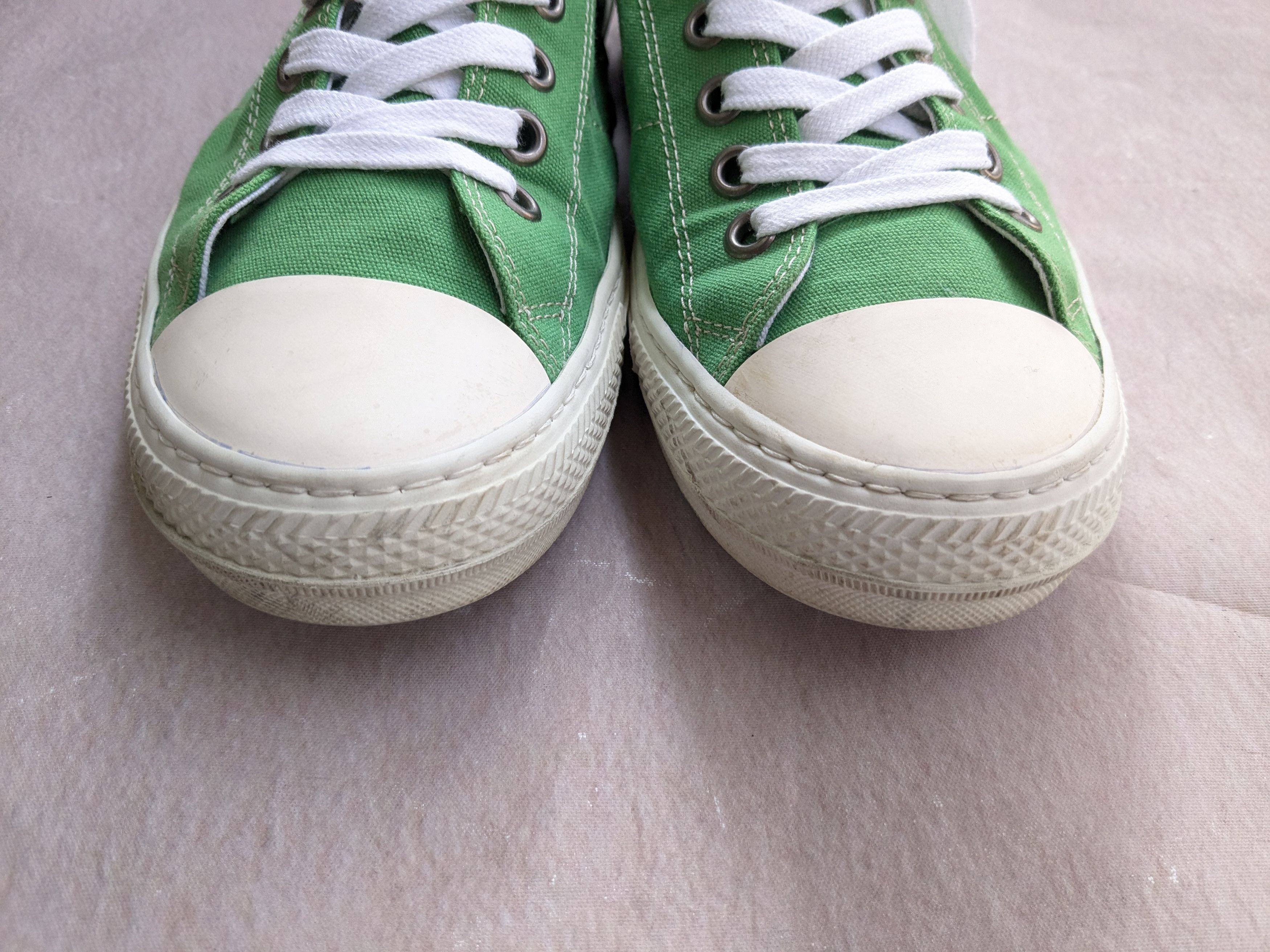 Maison Margiela Maison Margiela Stereotype Sneakers 11 44 Green White Canvas Size US 11 / EU 44 - 2 Thumbnail