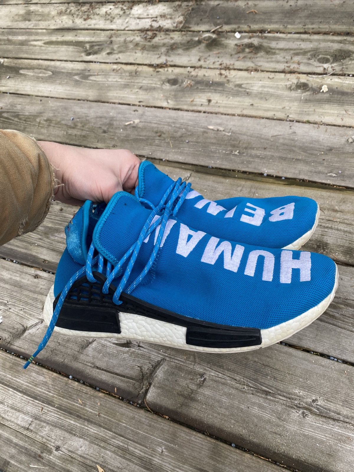 adidas gazelle silver green womens Adidas NMD HU Pharrell Human Being Sharp Blue  Drop Streetwear
