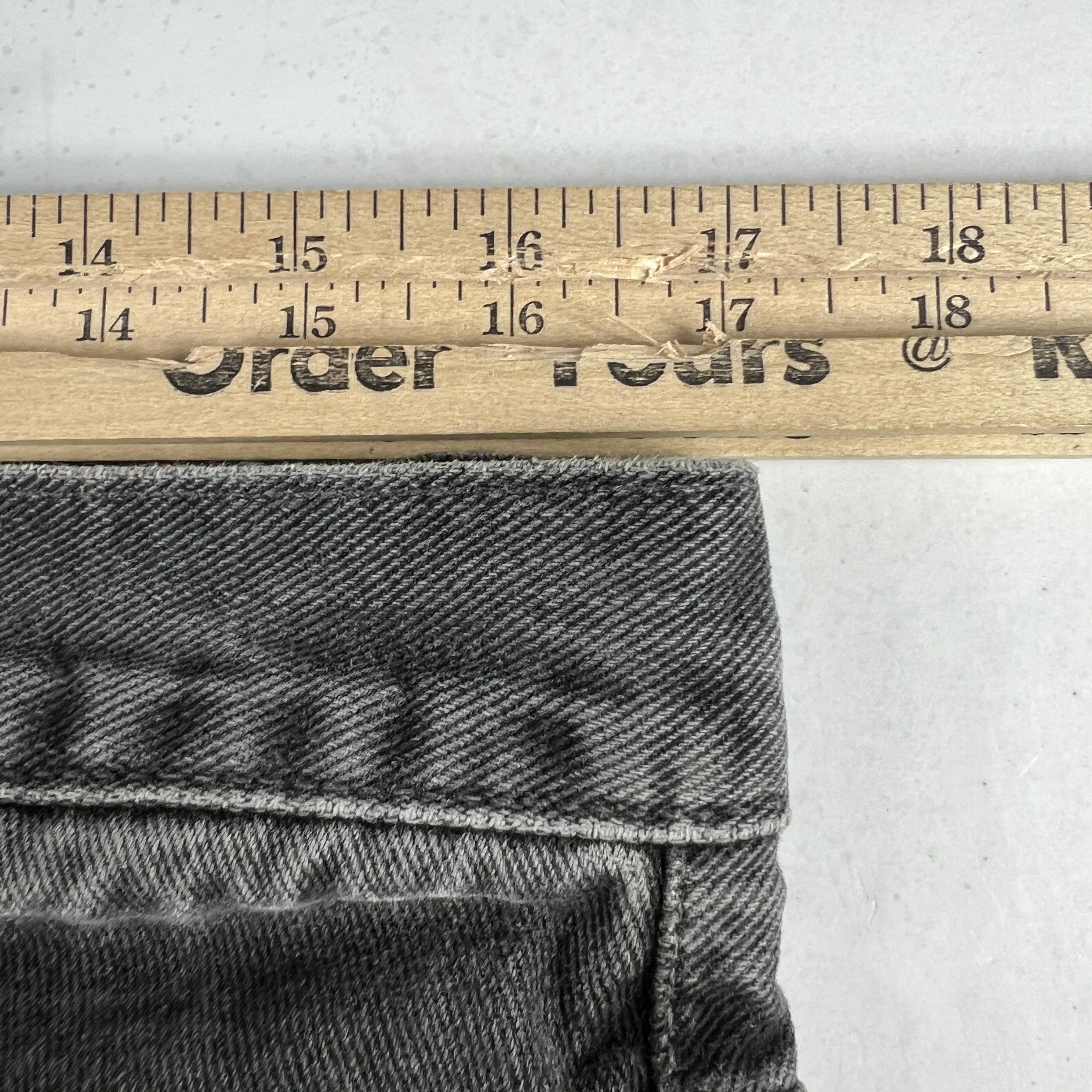 Levi's Y2K Levi's Jeans 550 Relaxed Black Faded Cotton Denim USA Size US 34 / EU 50 - 23 Thumbnail
