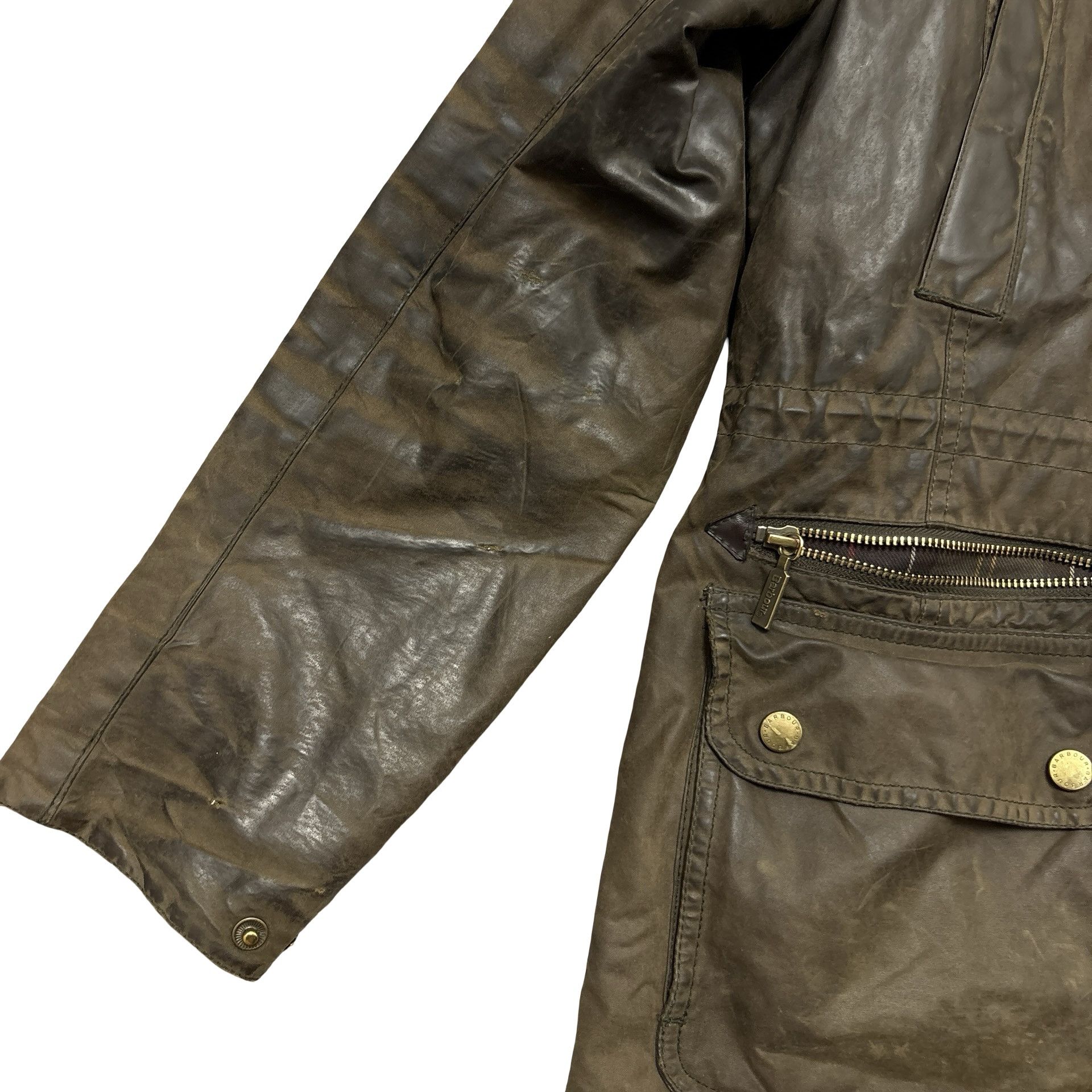 Barbour Barbour Wax Jacket Kelsall Womens Coat Faux Fur Tartan Lined Size M / US 6-8 / IT 42-44 - 13 Thumbnail