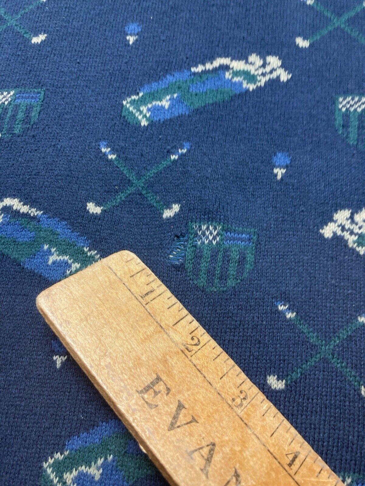 Izod × Vintage VTG iZod crewneck sweater cotton knit golf clubs distresse L Size US L / EU 52-54 / 3 - 6 Thumbnail