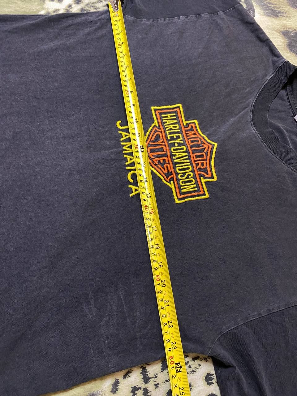 Harley Davidson Harley Davidson Motor Cycle Jamaica Embroidered Mens T-Shirt Size US XXL / EU 58 / 5 - 11 Thumbnail