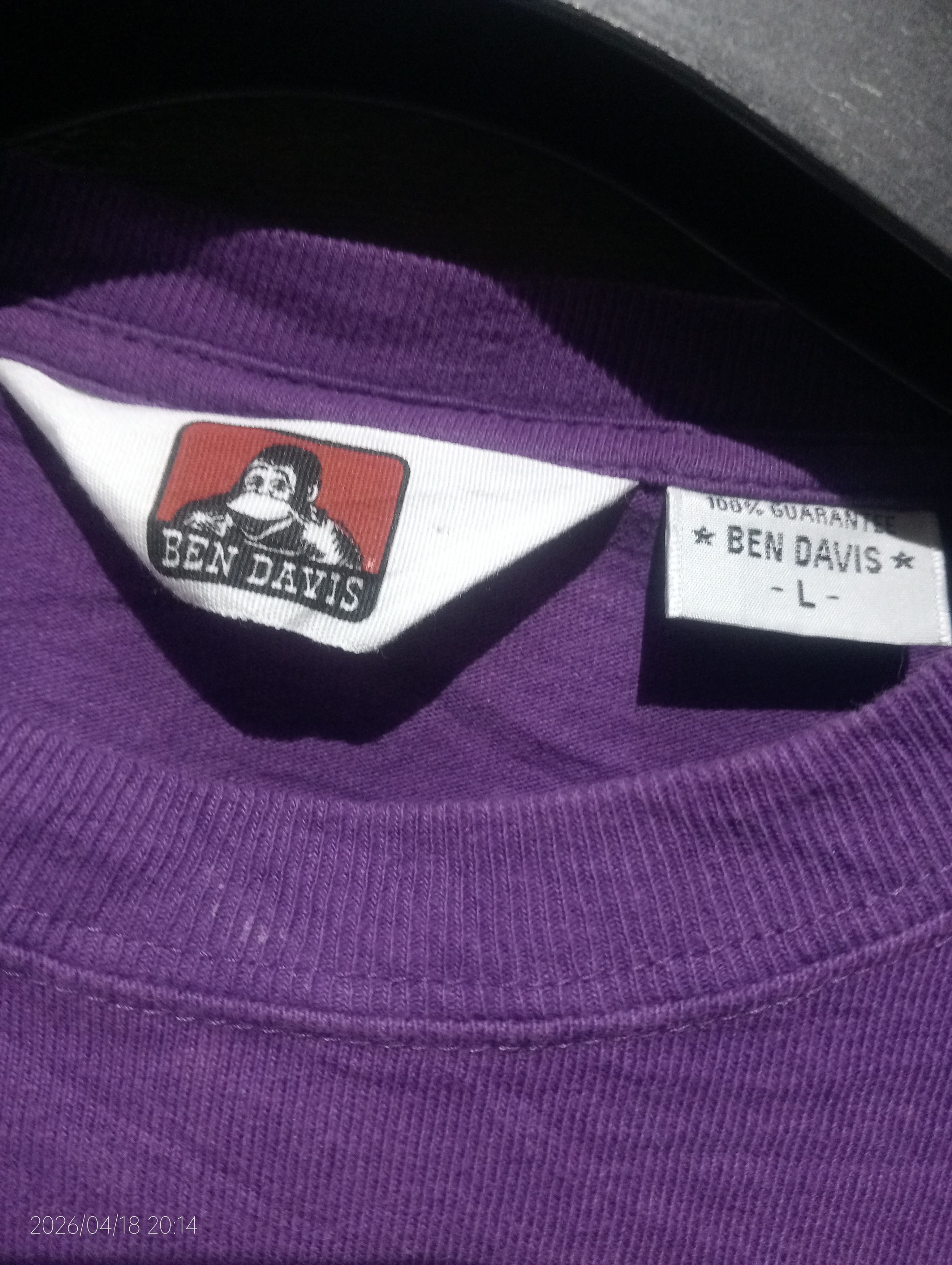 Ben Davis Vintage Ben Davis Single Pocket Long Sleeve Tshirt Size US M / EU 48-50 / 2 - 5 Thumbnail