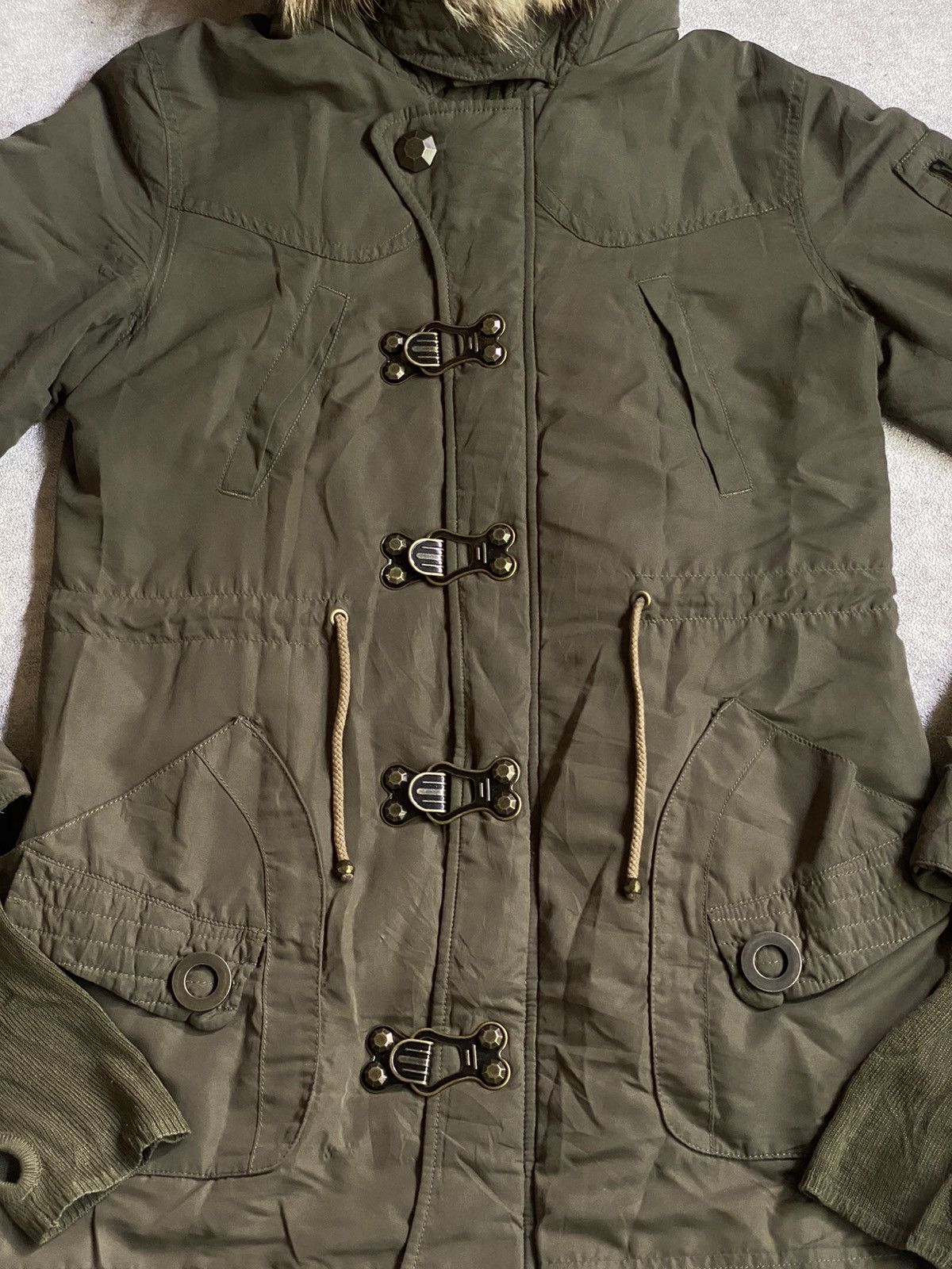 SLY SLY military Fur hoodie Vkei Style Size US M / EU 48-50 / 2 - 2 Thumbnail