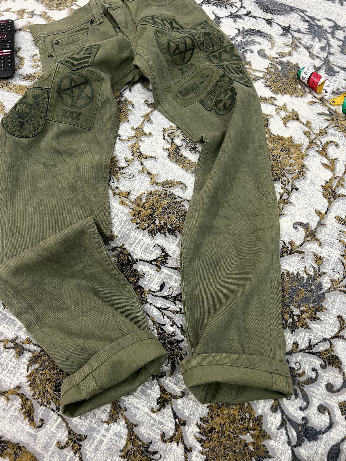 Designer × Hysteric Glamour × Japanese Brand HYSTERIC GLAMOUR WITH PATCHES JAPANESE BRAND DENIM Size US 30 / EU 46 - 12 Thumbnail