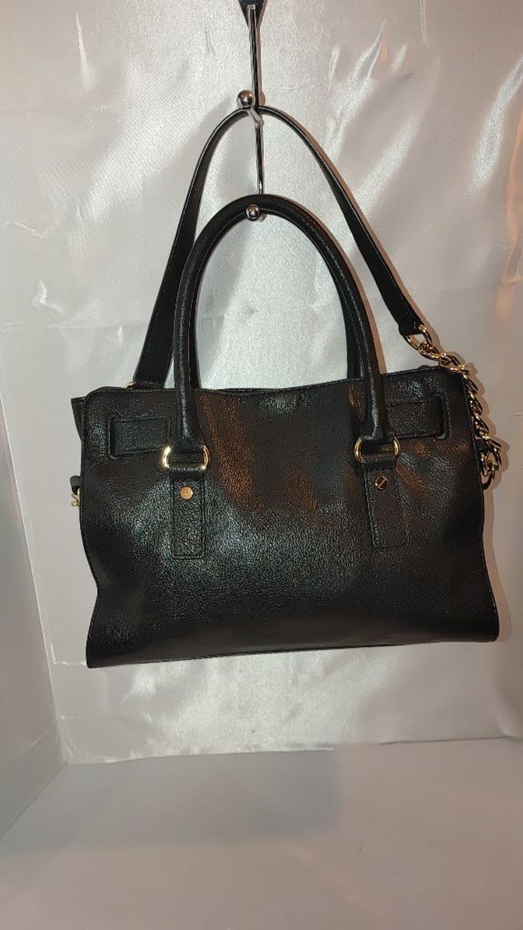 Michael Kors Michael Kors Hamilton Pebbled Leather Satchel Size ONE SIZE - 5 Thumbnail