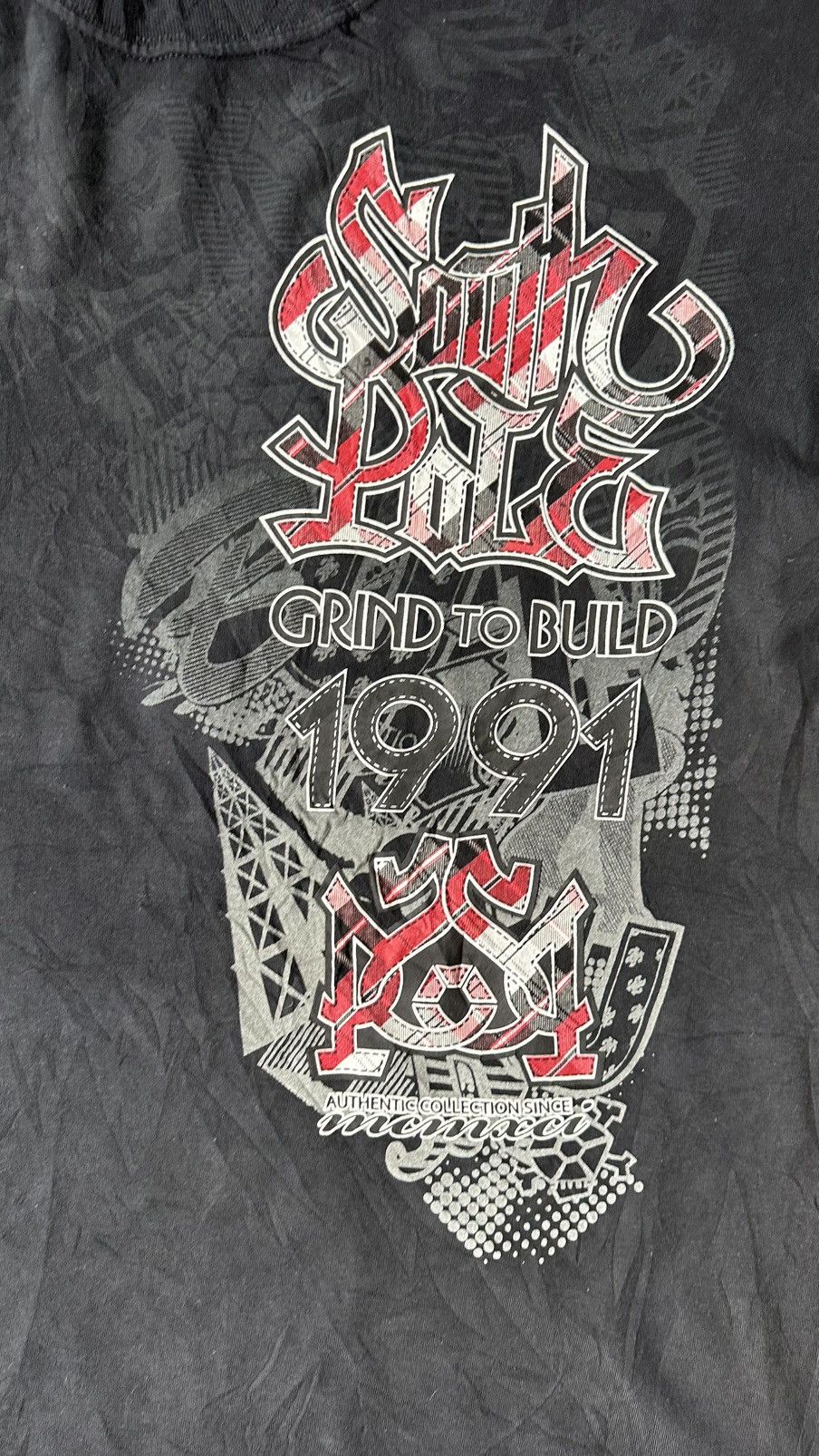 Southpole VINTAGE SOUTH POLE GRIND TO BUILD TEE Size US XXL / EU 58 / 5 - 2 Thumbnail