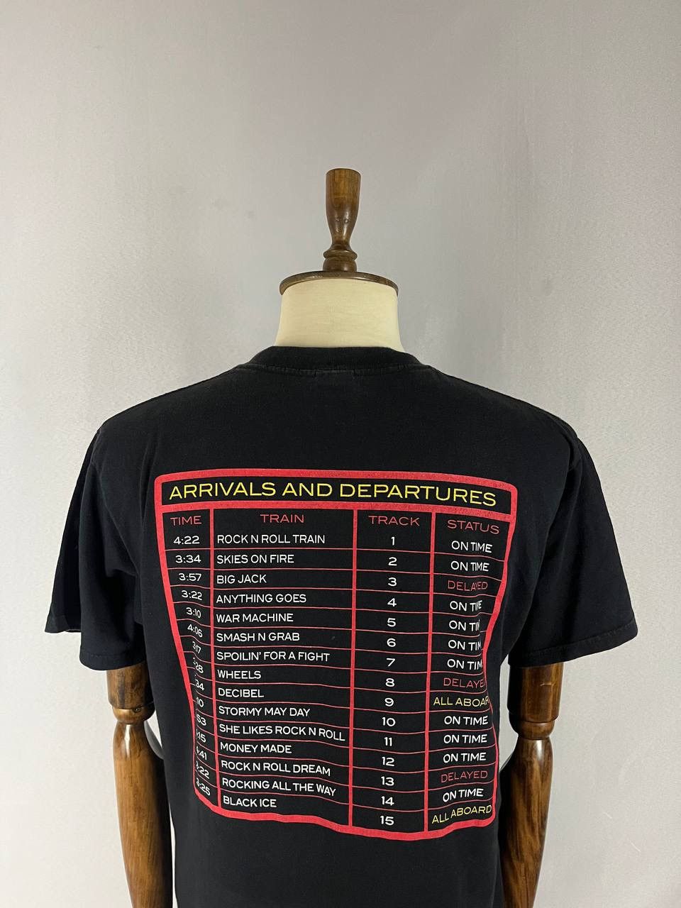 AC/DC AC/DC Tee T Shirt Vintage Black 2008 NY Tour Size US L / EU 52-54 / 3 - 8 Thumbnail