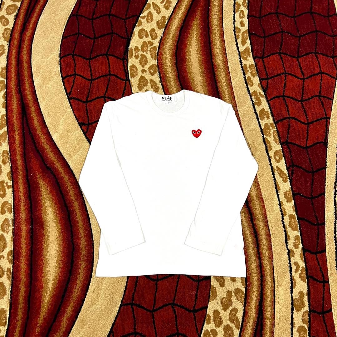 Comme des Garcons PLAY Vintage Single Stitch Comme Des Garcons Long Sleeve T Shirt Size US L / EU 52-54 / 3 - 1 Thumbnail