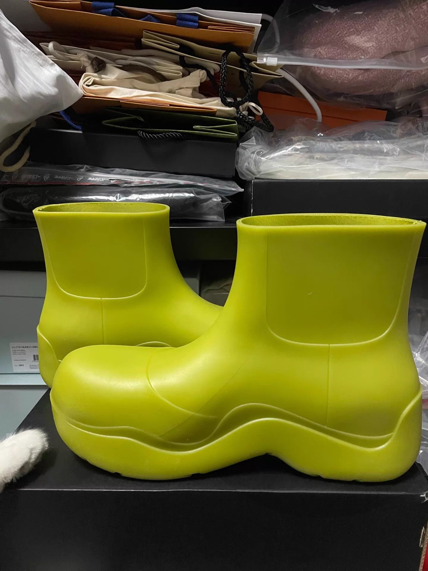 Bottega Veneta BV rain boots avocado green size 41 Size US 8 / EU 41 - 7 Thumbnail