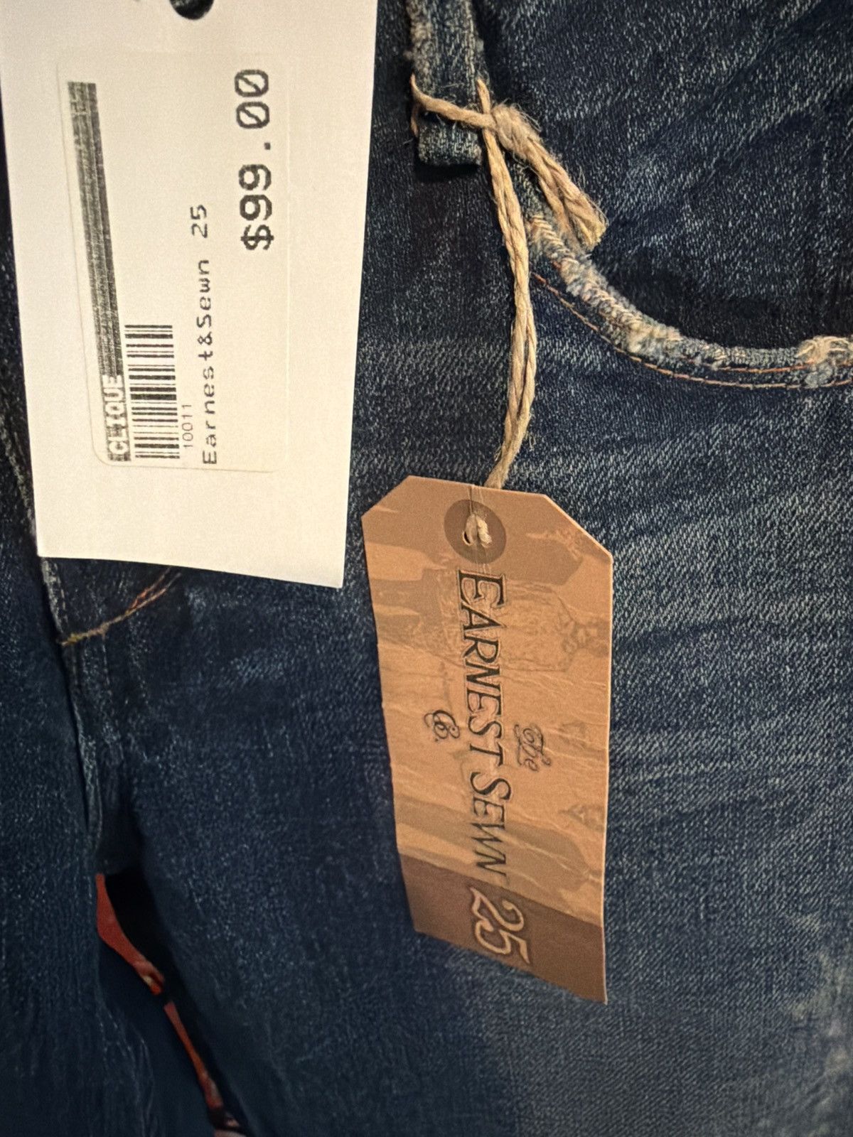 Earnest Sewn Earnest Sewn Jeans Size 25" / US 0 / IT 36 - 3 Thumbnail