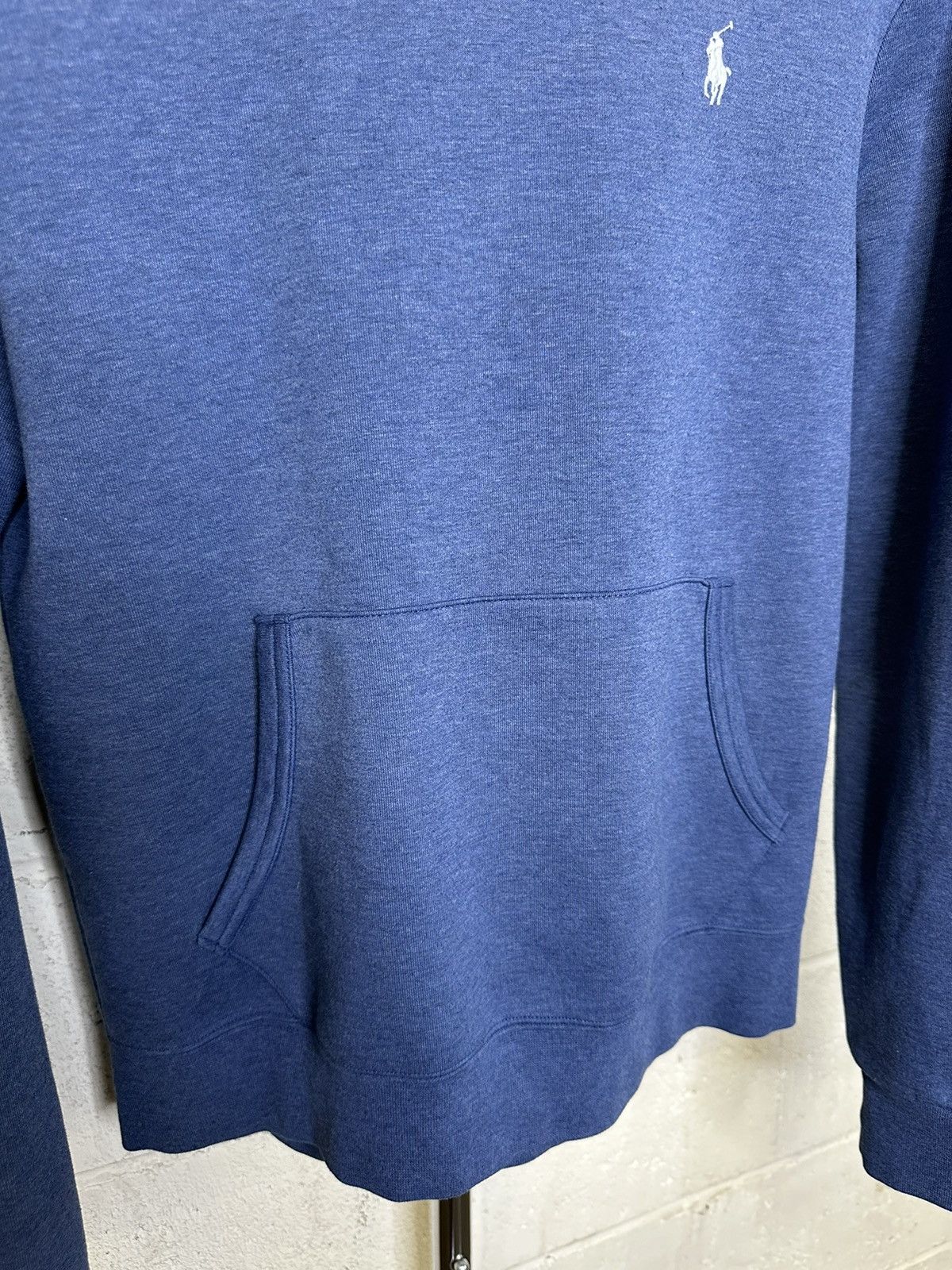 Polo Ralph Lauren × Vintage Polo Ralph Lauren blank blue hoodie Size US M / EU 48-50 / 2 - 3 Thumbnail