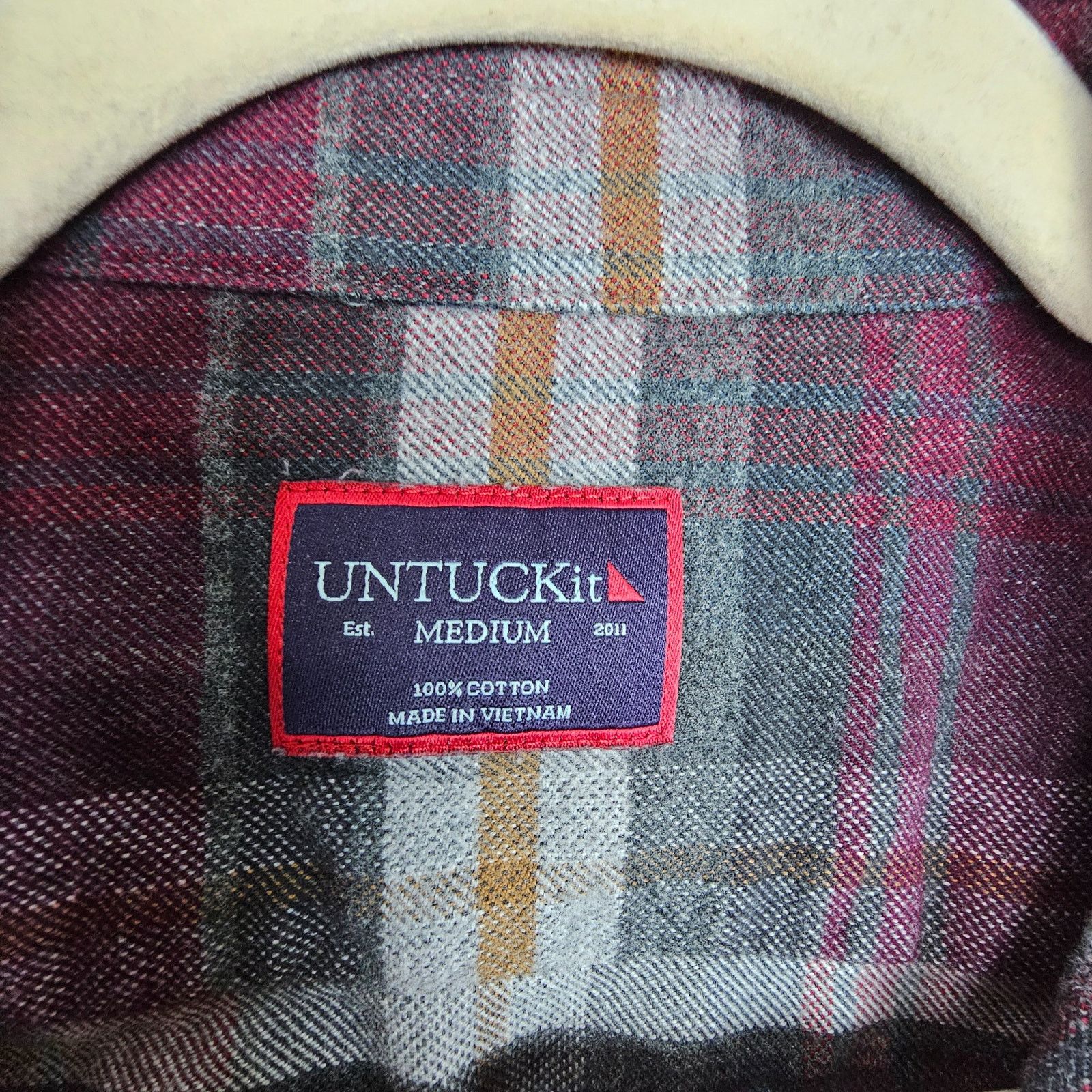 UNTUCKit UNTUCKit Mens Greyton Flannel Shirt Plaid M Gorpcore Weekend Size US M / EU 48-50 / 2 - 6 Thumbnail