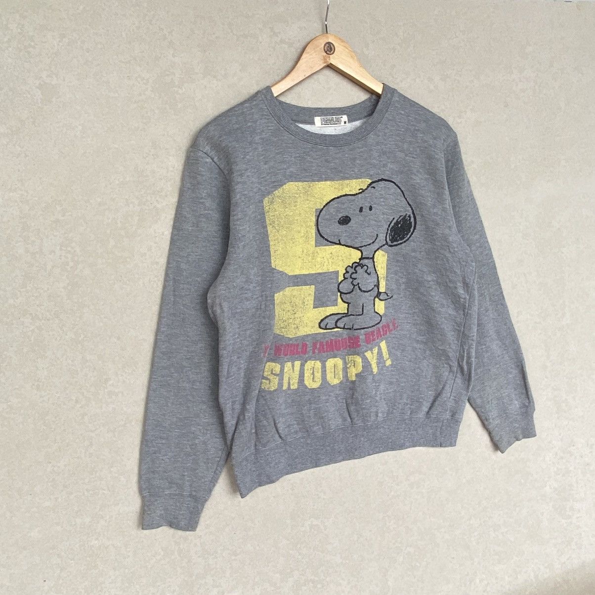 Other Vintage Peanuts Big Printed Crewneck Sweatshirt Gray Size M Size US M / EU 48-50 / 2 - 3 Thumbnail