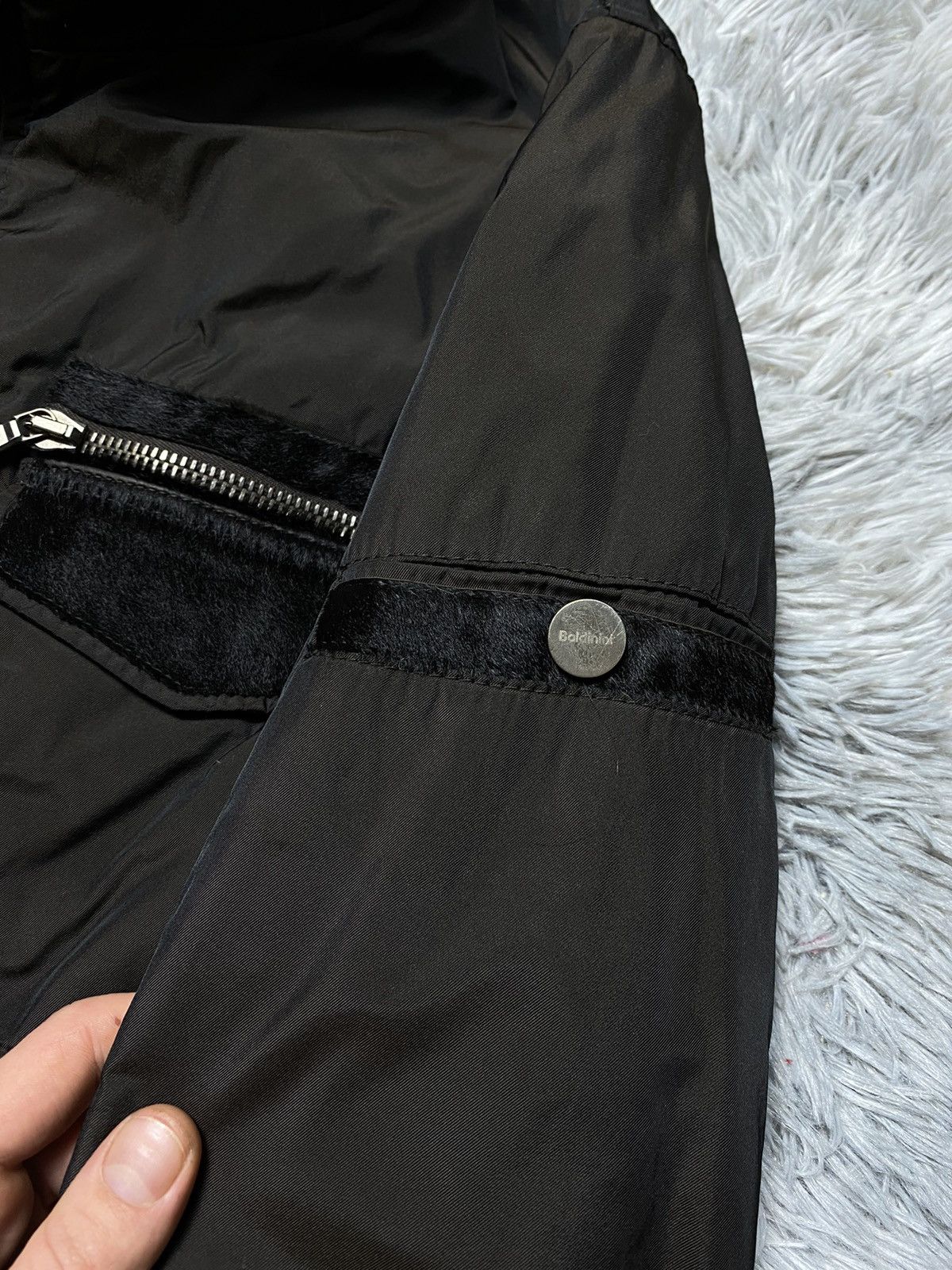 Baldinini Baldinini Black Zip Jacket Italian Brand Size US L / EU 52-54 / 3 - 4 Thumbnail