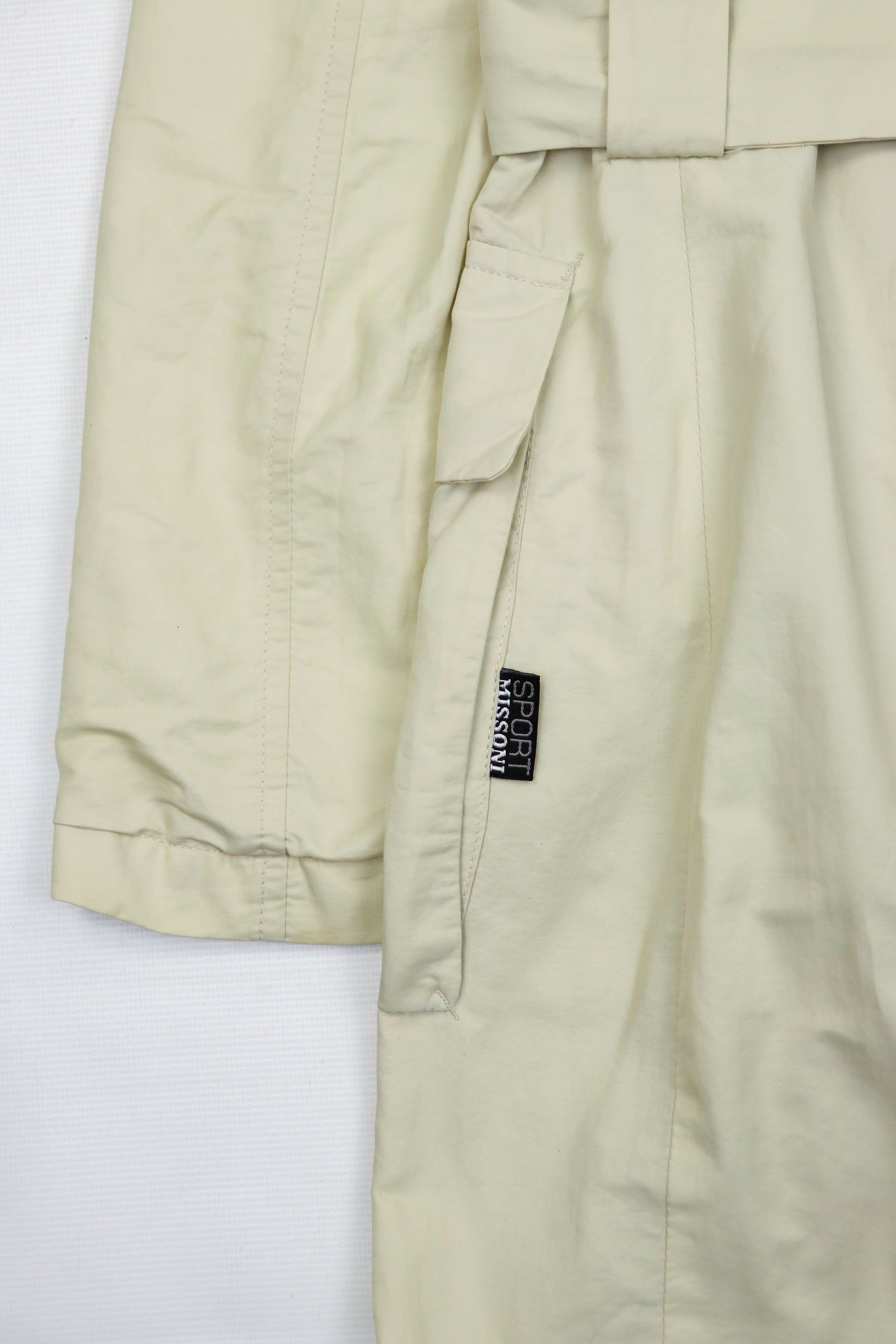 Missoni Missoni SPORT Vintage Cream White Hooded Belted Parka Jacket Size M / US 6-8 / IT 42-44 - 14 Thumbnail