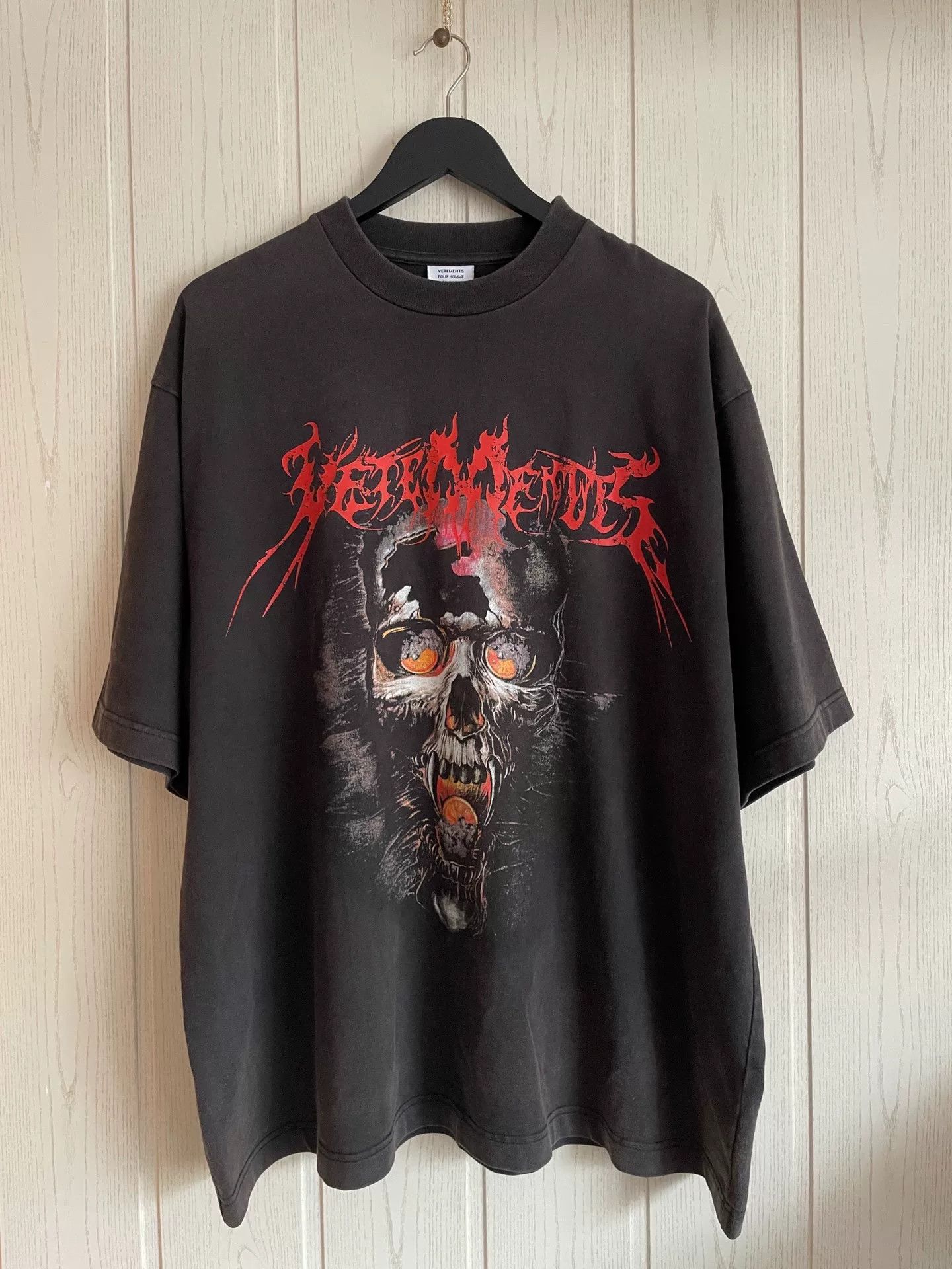 Vetements Vetements Skull Washed Short Sleeve Size US S / EU 44-46 / 1 - 1 Thumbnail