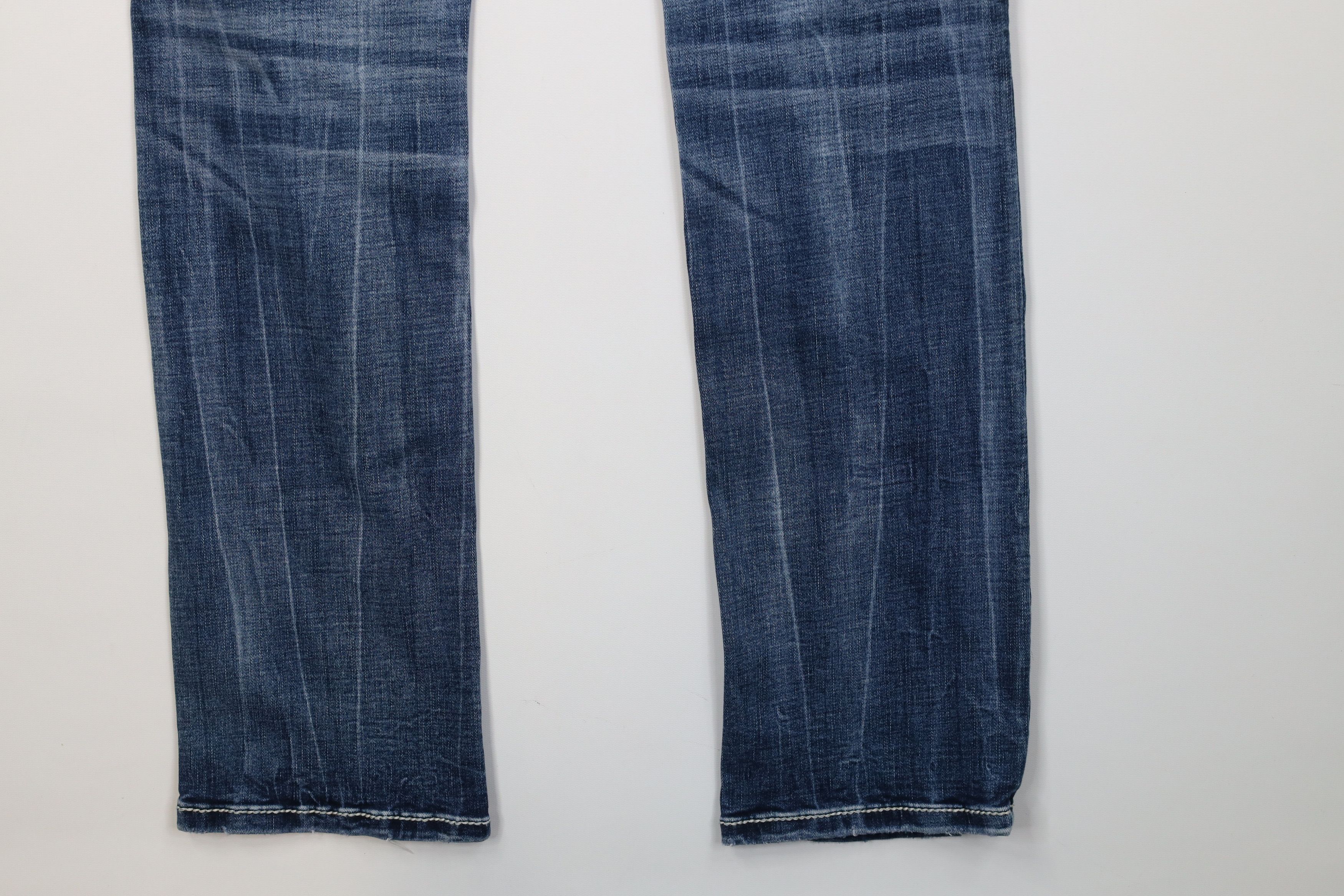 Miss Me Miss Me Mid Rise Straight Leg Jeweled Denim Jeans Stretch Size 28" / US 6 / IT 42 - 13 Thumbnail