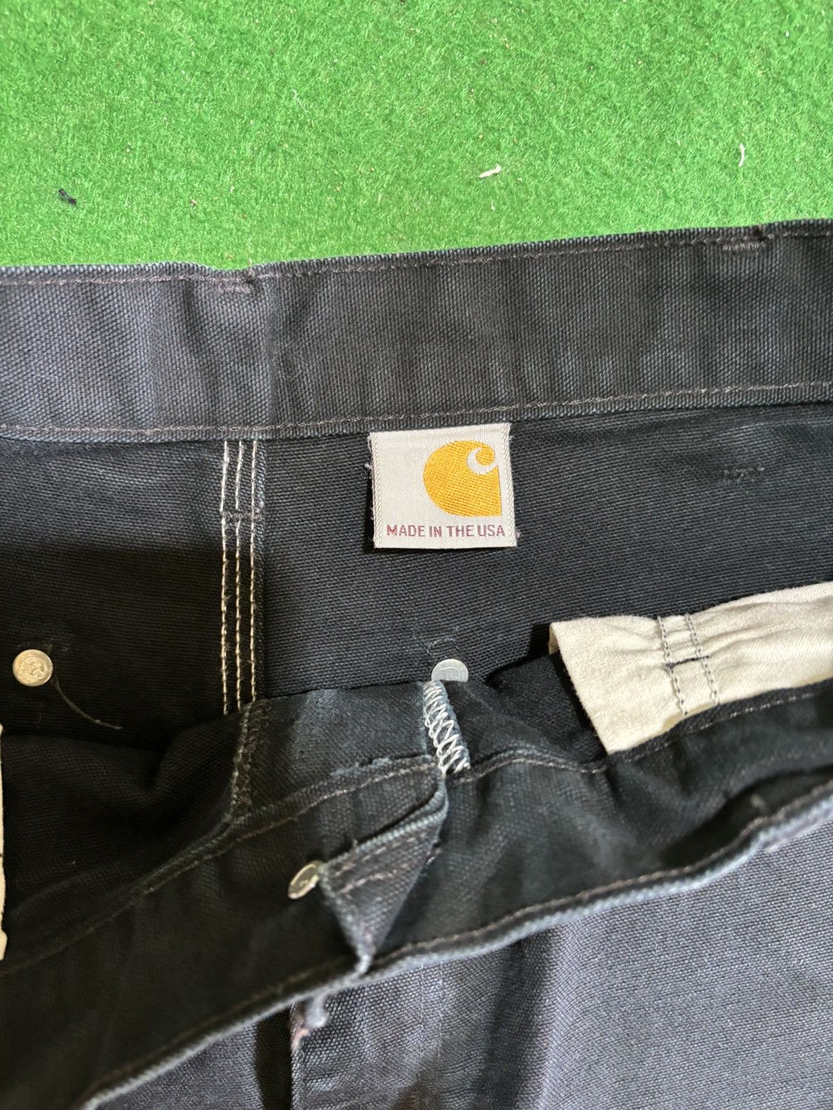 Other CARHARTT RARE BLACK DOUBLLE KNEE (MADE IN USA ) Size US 34 / EU 50 - 4 Thumbnail