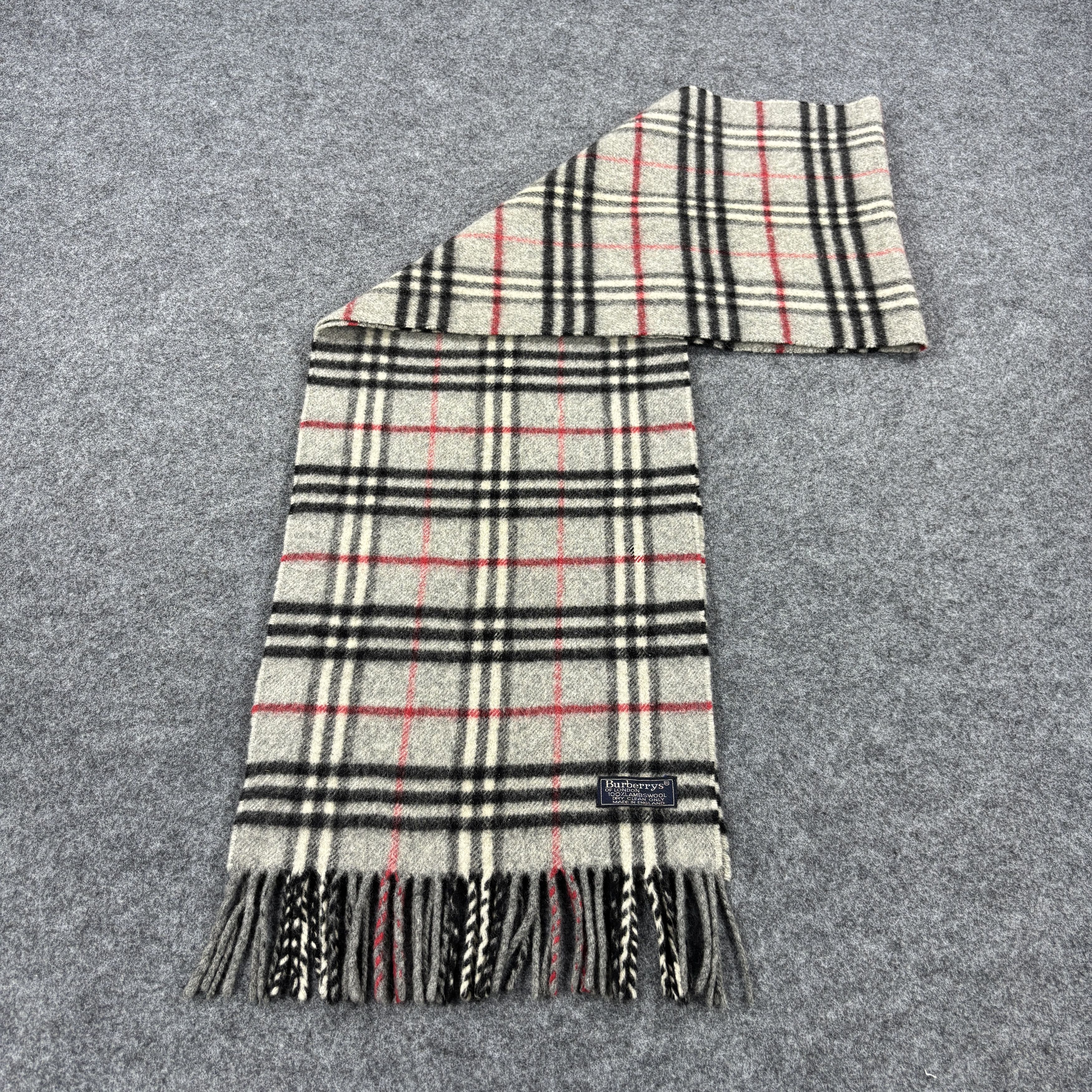 Burberry × Vintage GF10711 Burberry Scarf Neck Wear Muffler Nova Check Size ONE SIZE - 8 Thumbnail