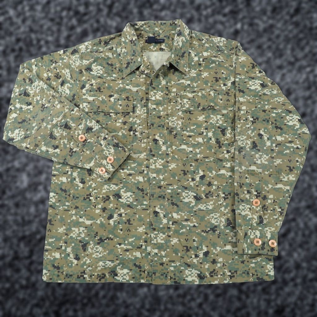 Vintage 5.11 Tactical Jacket Mens Medium Digital Camo Shacket TDU Button Shirt Military Shirt Jacket Camouflage Military USA Outdoors Outdoor Mens Size US M / EU 48-50 / 2 - 1 Thumbnail