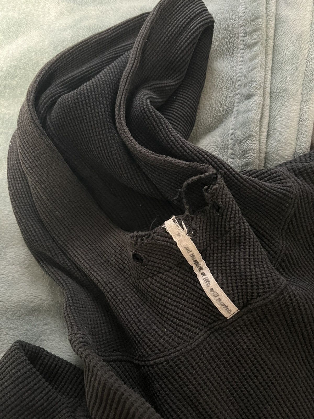 General Research Vintage General Research Thermal/Waffle Hoodie Size US XL / EU 56 / 4 - 3 Thumbnail