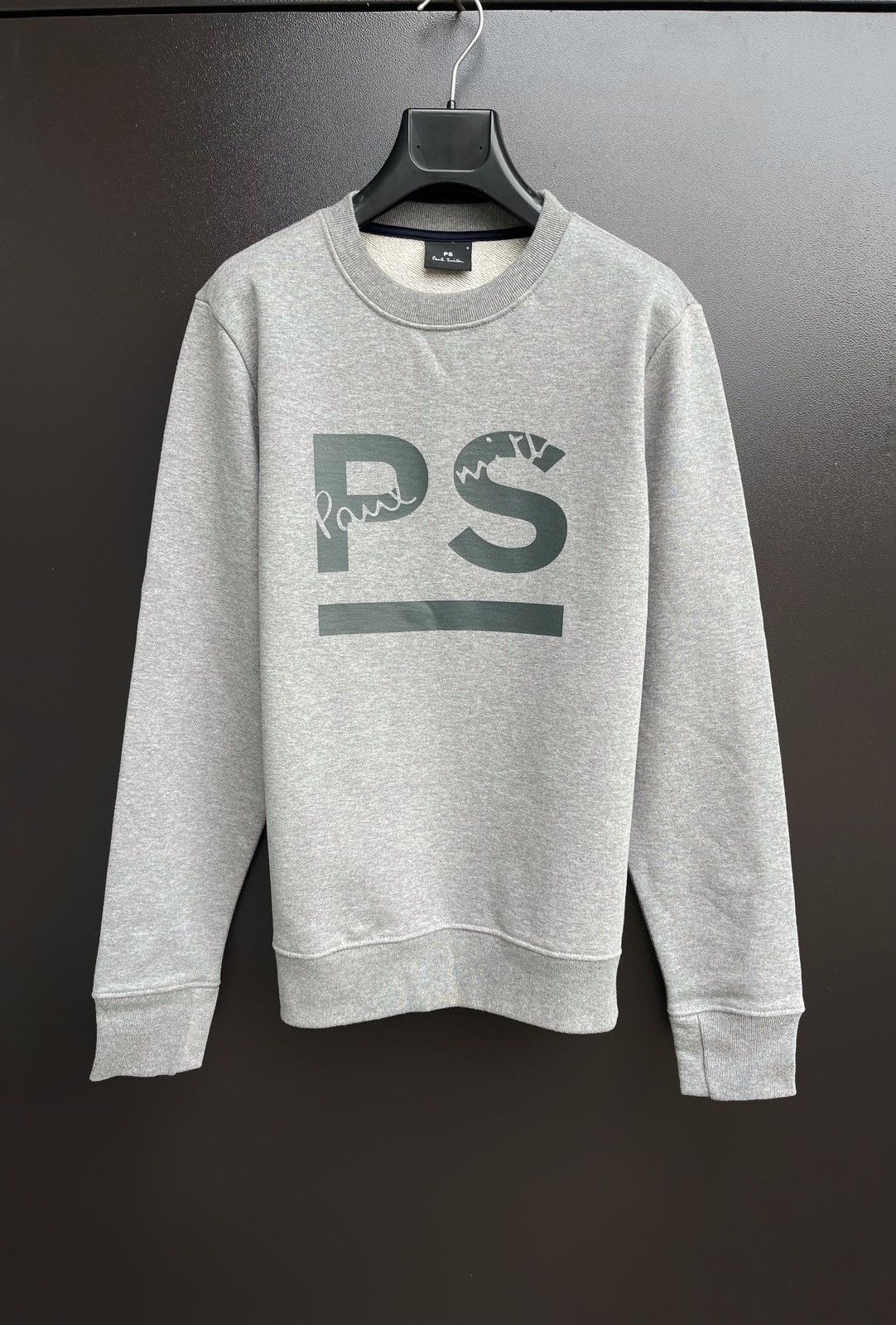 Paul Smith Paul Smith Cotton Big Logo Sweatshirt Gray Pullover Sweater Size US S / EU 44-46 / 1 - 1 Thumbnail