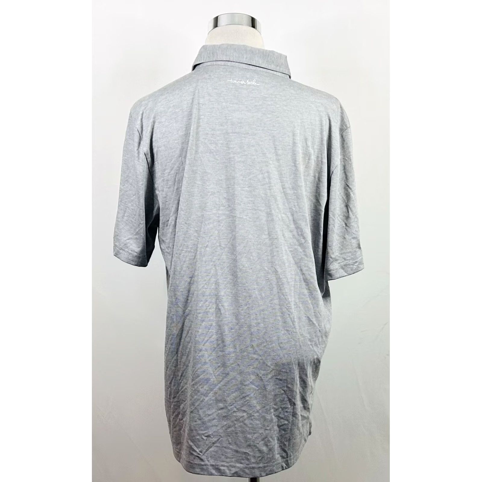 TravisMathew NWT Travis Mathew Sunnyvale Golf Polo Shirt 2XL Light Heather Gray Turks Caicos Gray Mens Polo Shirt Golf Size US XXL / EU 58 / 5 - 6 Thumbnail