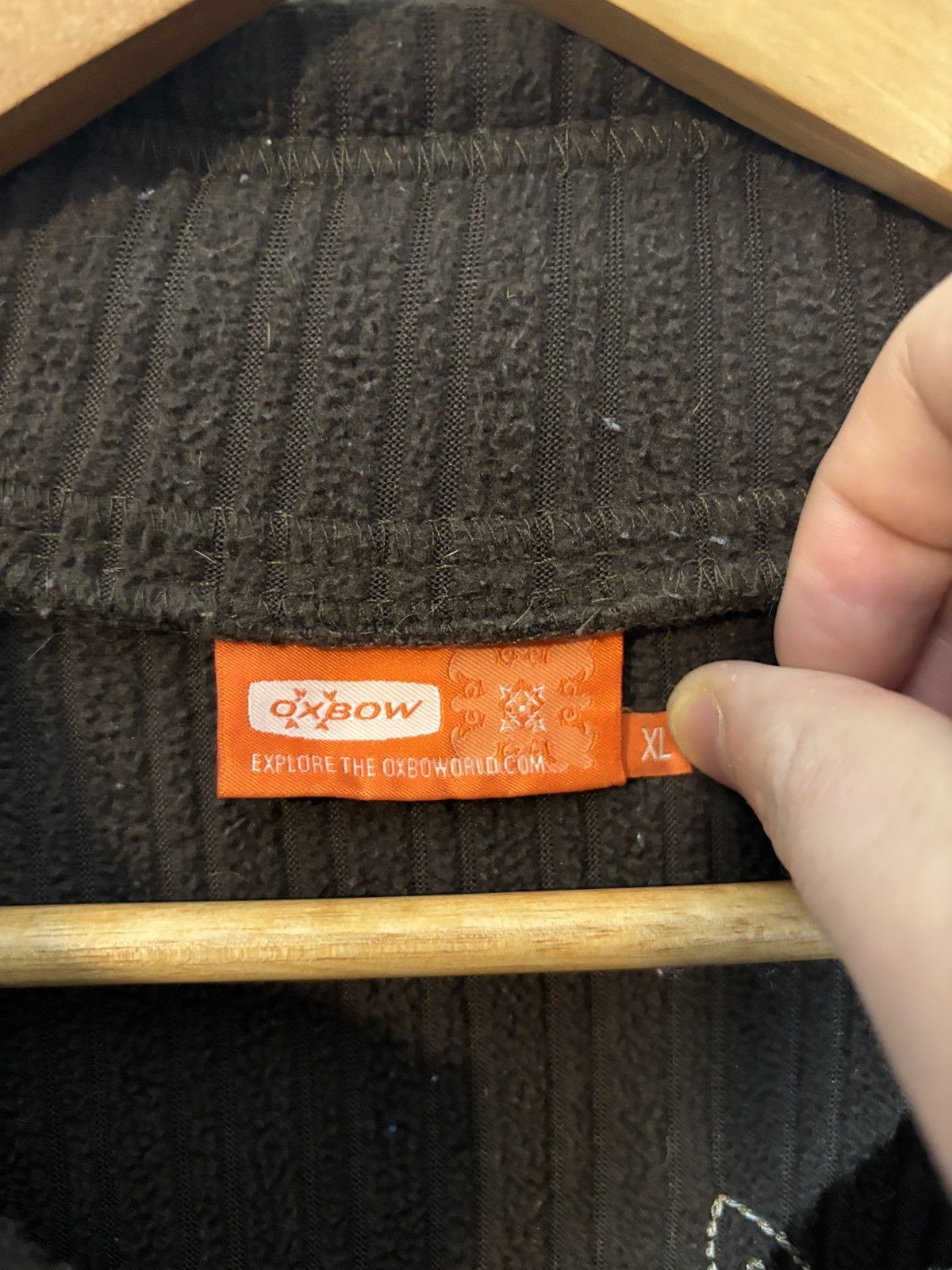 Oxbow Vintage Oxbow Fleece Y2K Surf Gorpcore Brown XL Size US XL / EU 56 / 4 - 3 Thumbnail