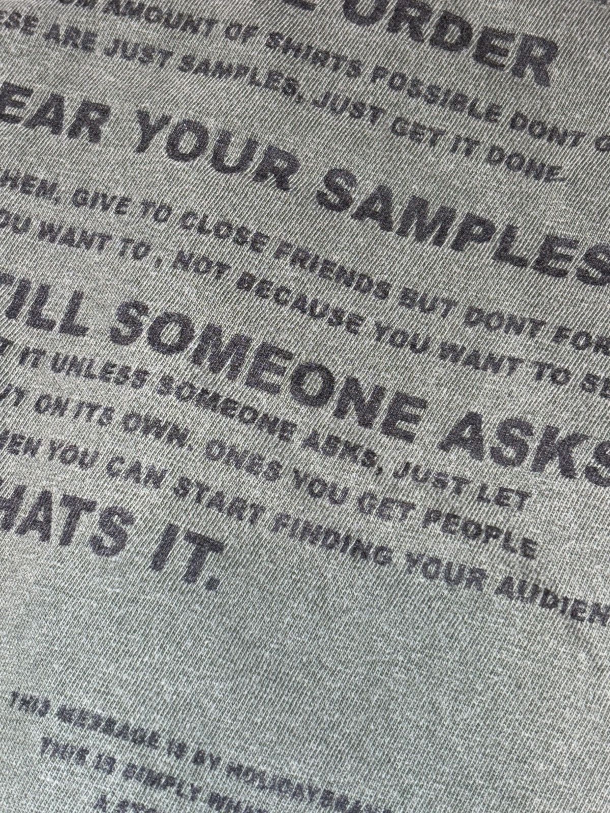 Holiday Brand Holiday Educating Tee - Misprint Typo Error Size US M / EU 48-50 / 2 - 6 Thumbnail