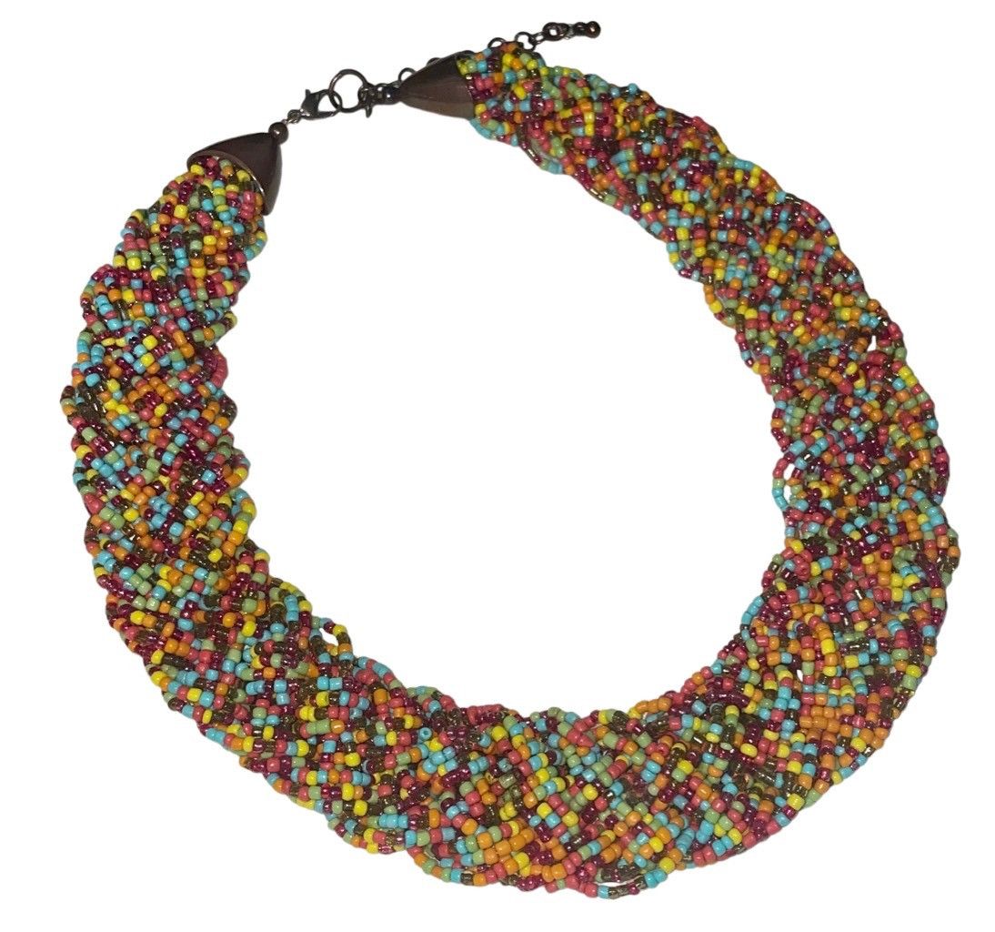 Vintage Sundance Vintage 80’s Seed Beaded Collar Size ONE SIZE - 8 Thumbnail