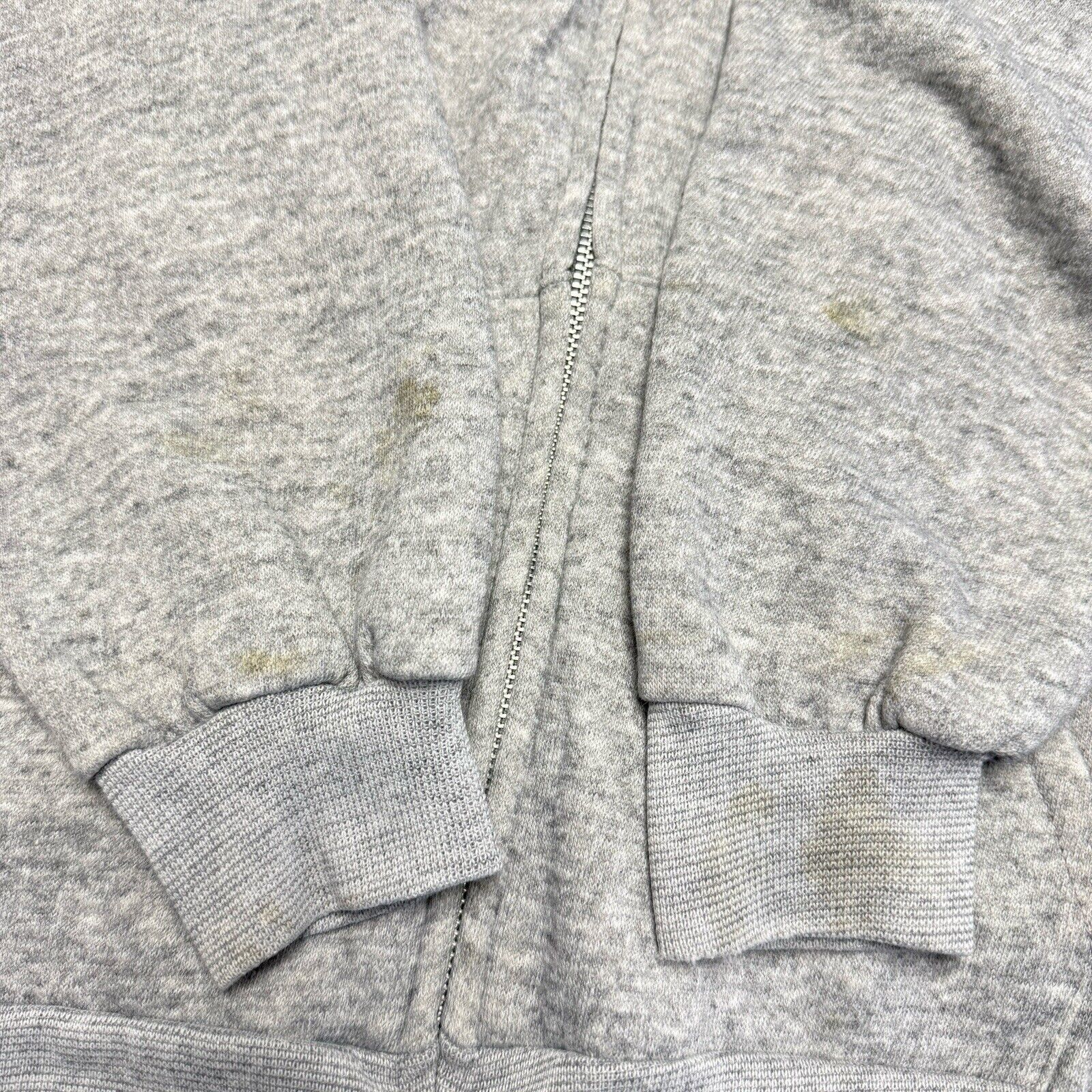 Vintage Vintage 90s Gray Hoodie Mens 2XL Full Zip Sweatshirt Redston Size US XXL / EU 58 / 5 - 8 Thumbnail