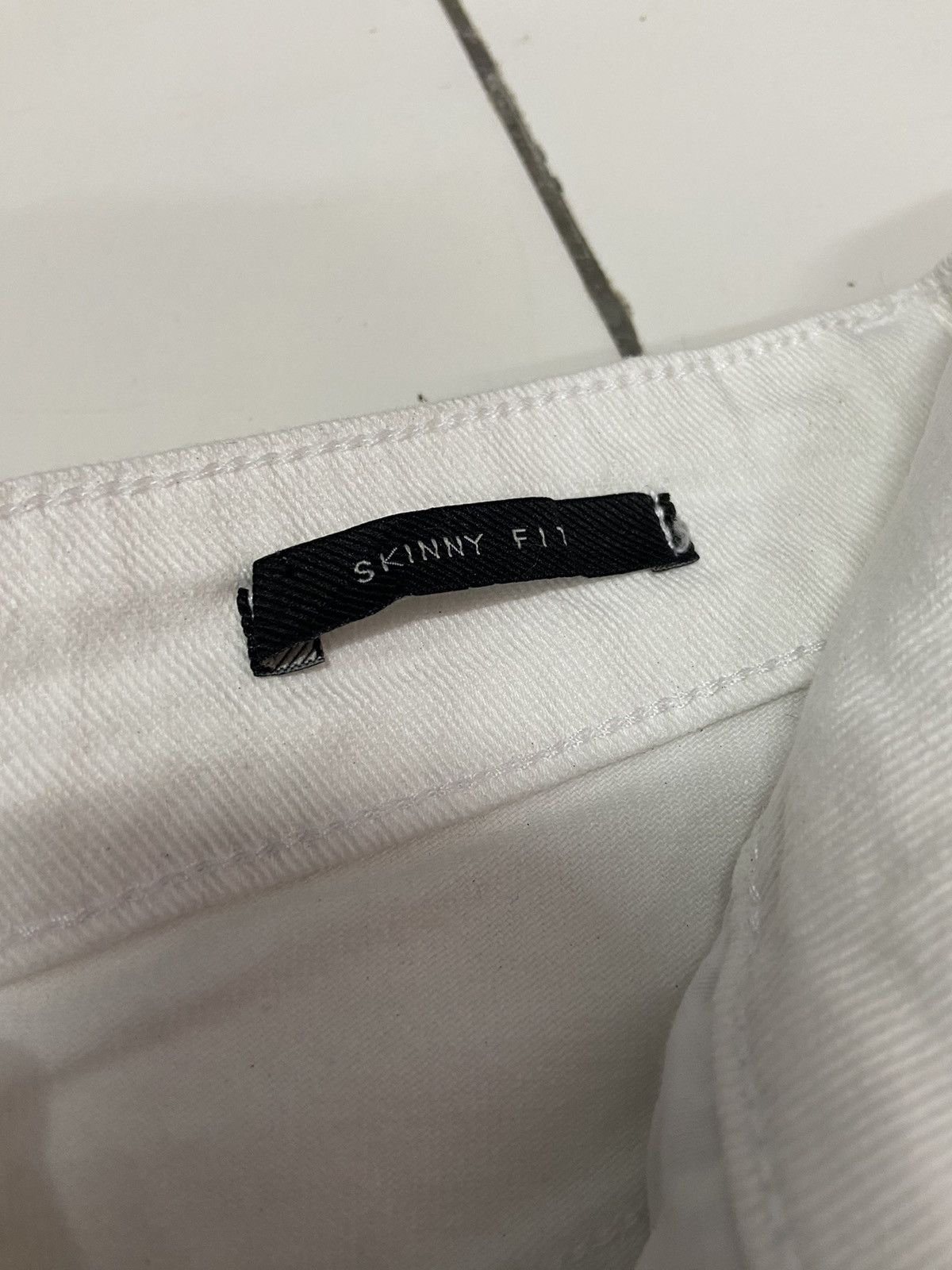 Japanese Brand 2Y DENIM WHITE BLACK JEANS Size US 31 - 8 Thumbnail