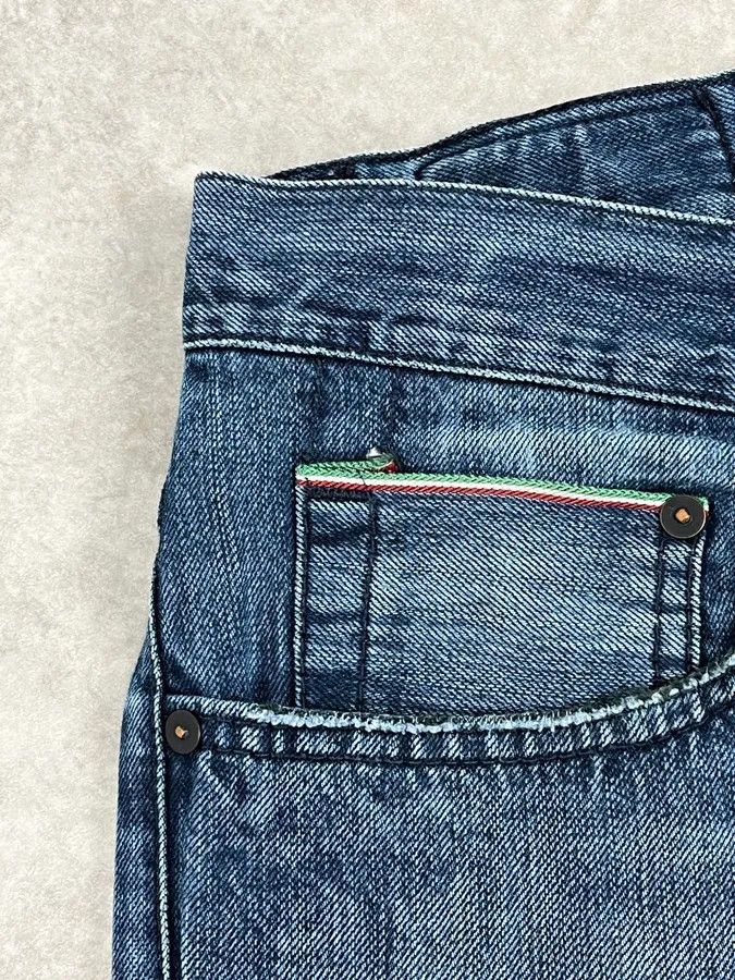 Vintage 2000s Vintage Blue Denim Jeans Size US 30 / EU 46 - 9 Thumbnail