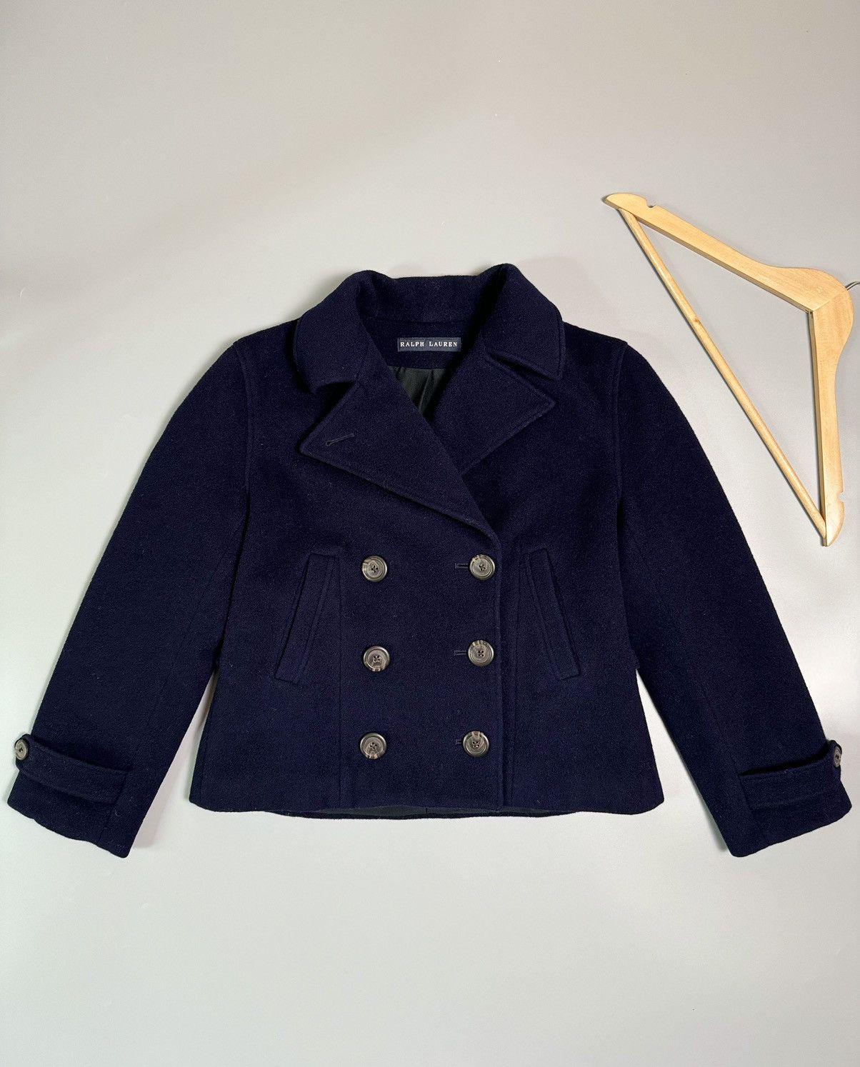 Ralph Lauren Ralph Lauren Double Breasted PeaCoat Jacket Size S / US 4 / IT 40 - 1 Thumbnail