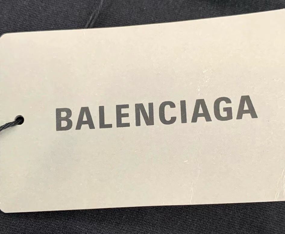 Balenciaga Balenciaga logo letter full print round neck black cotton s Size US XS / EU 42 / 0 - 5 Thumbnail