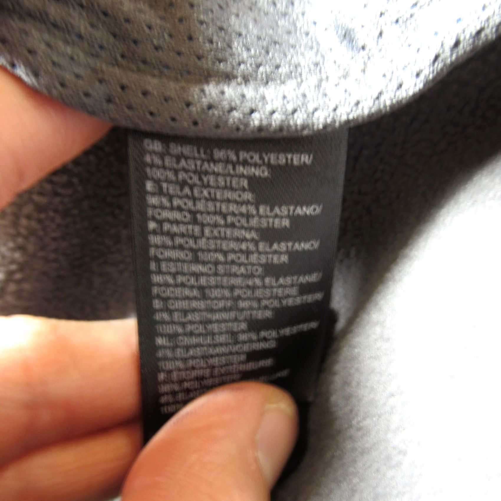 The North Face North Face Apex Bionic Jacket Mens Large Gray Softshell Wind Full Zip LOGO Size US L / EU 52-54 / 3 - 6 Thumbnail