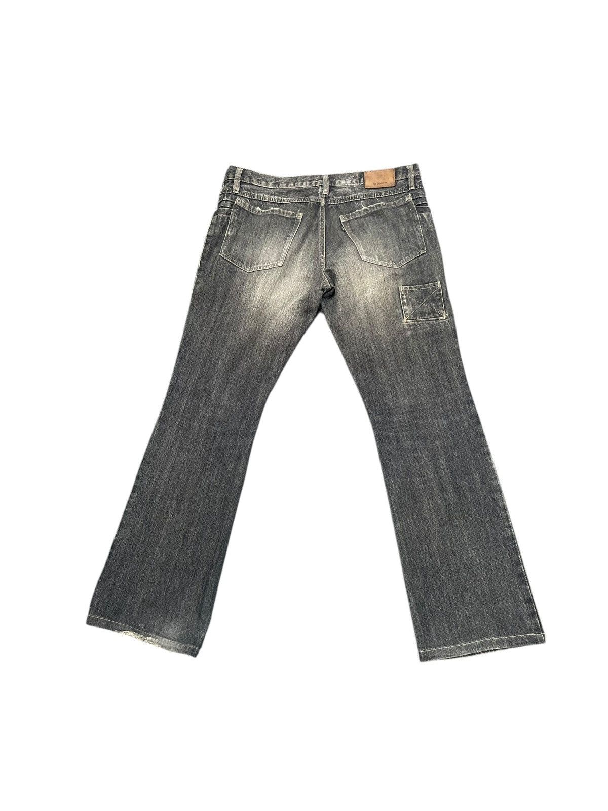 Designer × L7 Real Hip L7 Real Hip Flare Distresed Denim Size US 34 / EU 50 - 5 Thumbnail