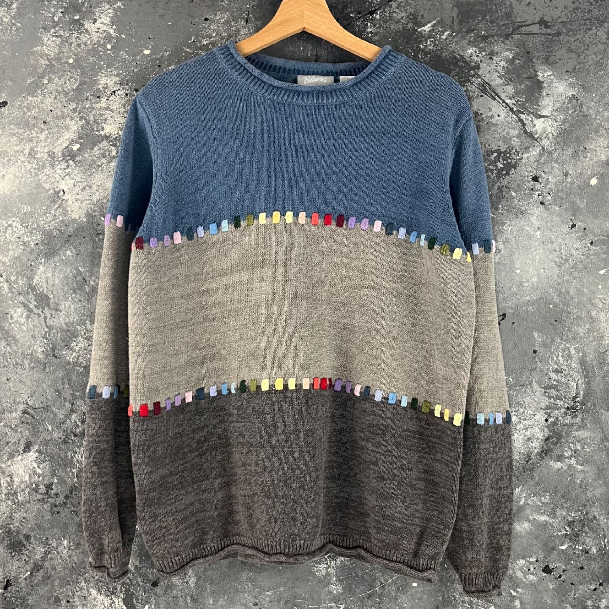 Vintage Vintage 90’s Blair knit sweater Size US L / EU 52-54 / 3 - 1 Thumbnail