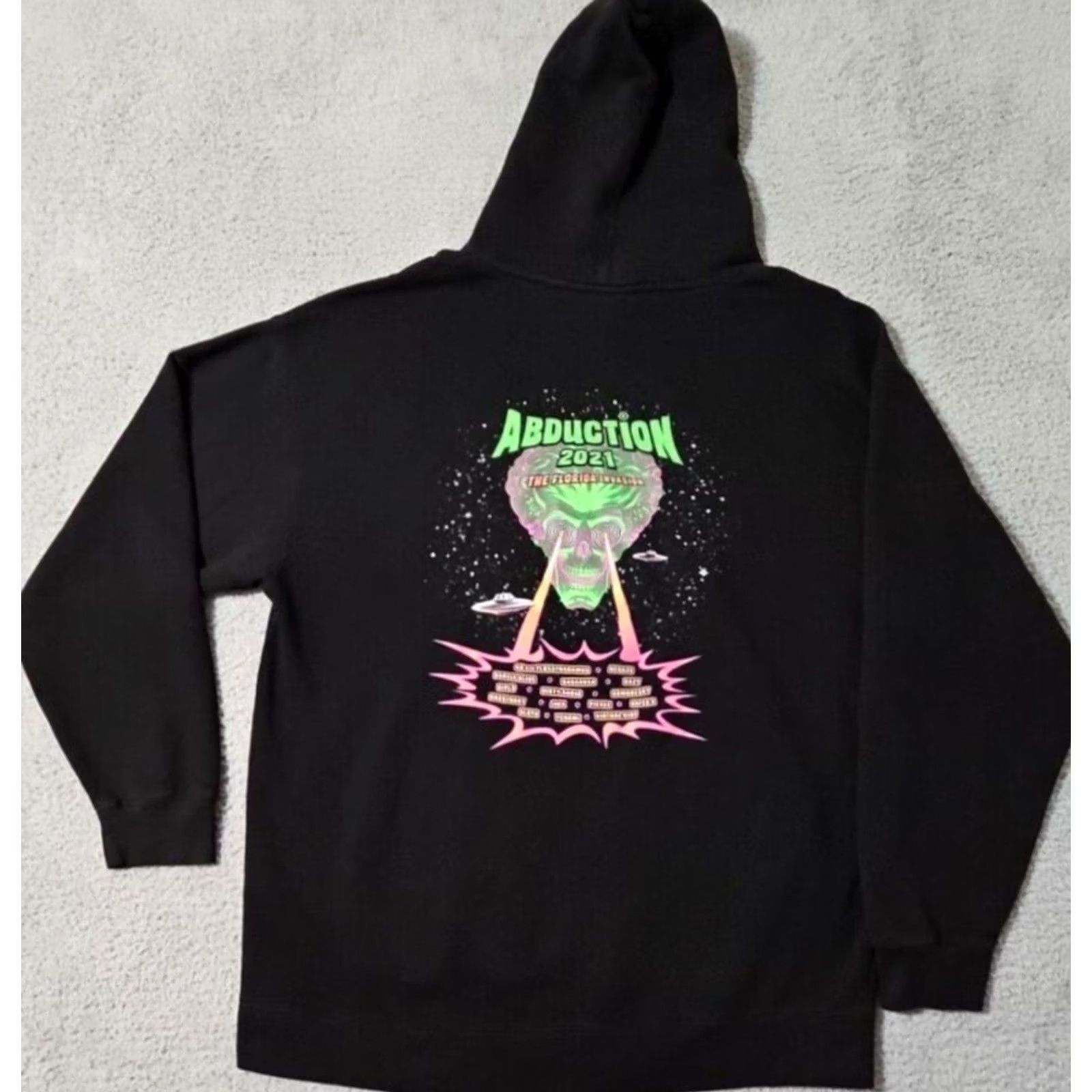 Vintage Insomniac Hoodie Black 3XL XXXL Florida 2021 EDM Diplo Size US XXL / EU 58 / 5 - 2 Thumbnail