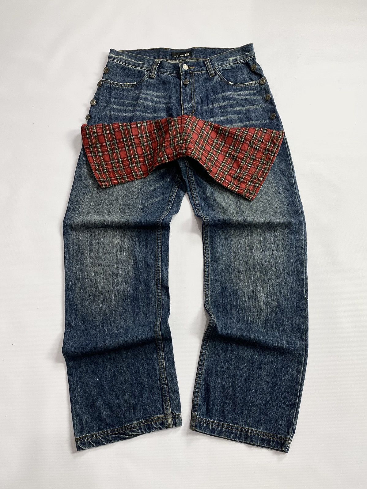 If Six Was Nine × Japanese Brand × Le Grande Bleu (L.G.B.) 2000s Jungle Strom Hidden Pocket Pant Size US 33 - 2 Thumbnail