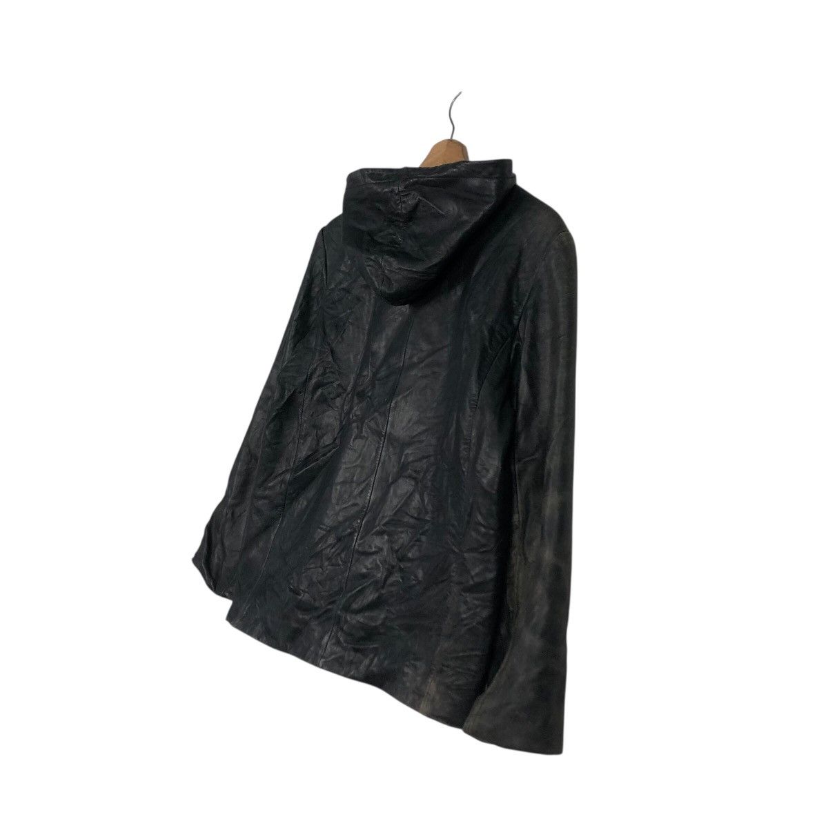 Japanese Brand 📌Rich Black Vintage Leather Jacket Nine West Issey Miyake Size US M / EU 48-50 / 2 - 11 Thumbnail