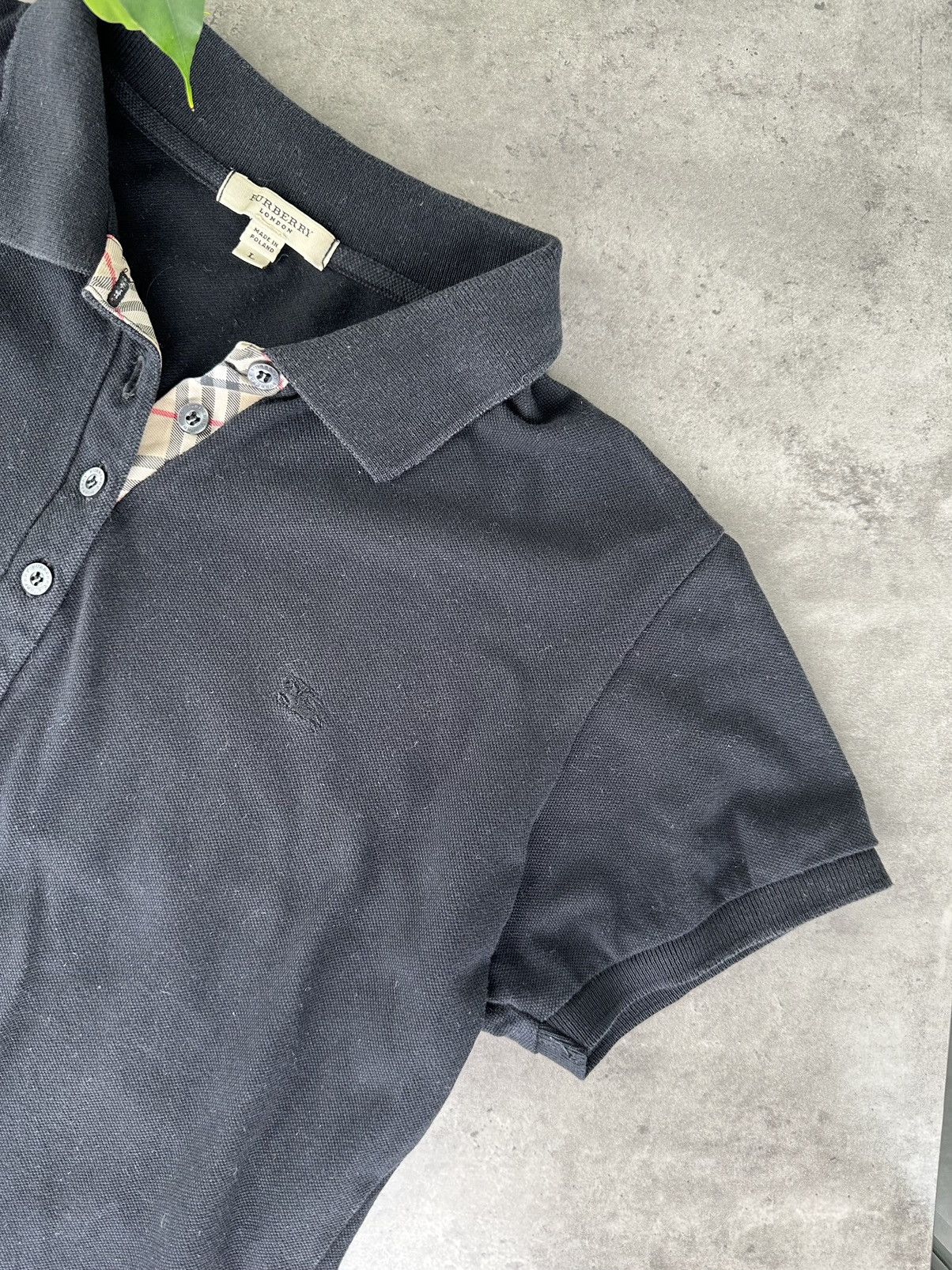 Burberry Burberry Vintage Polo Size L / US 10 / IT 46 - 4 Thumbnail