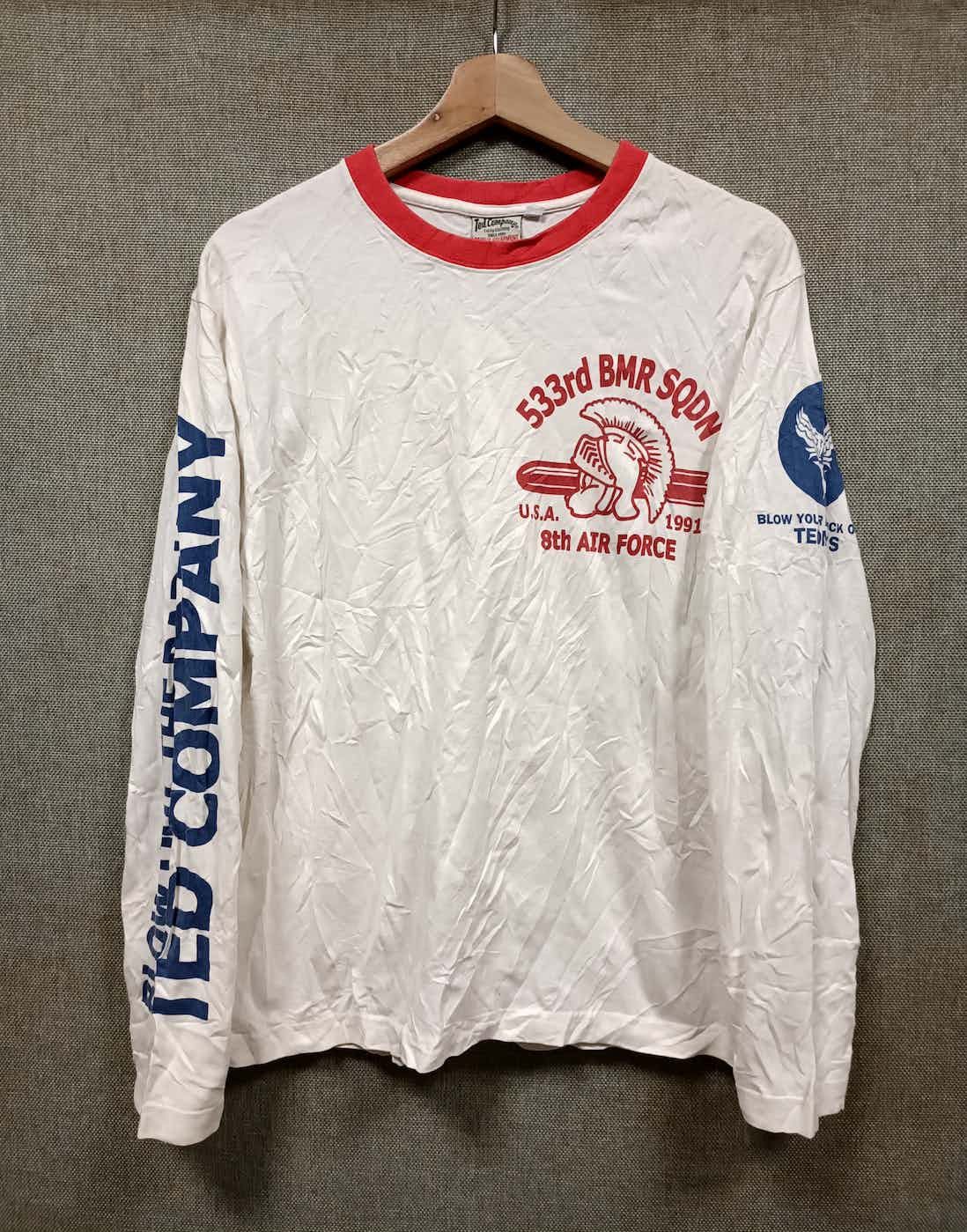 Tedman t shirt long sleeve tedman company us air force Size US M / EU 48-50 / 2 - 2 Thumbnail