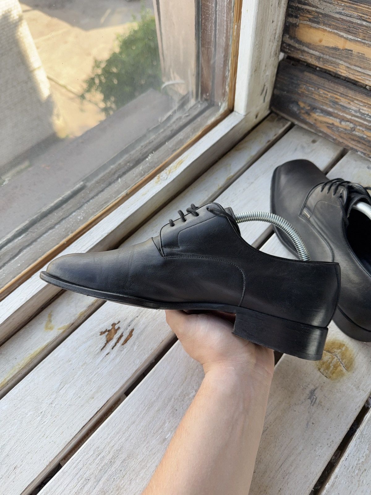 Bally Bally Styleflex Black Leather Derby Shoes –8.5 UK / 9.5 US Size US 9.5 / EU 42-43 - 6 Thumbnail