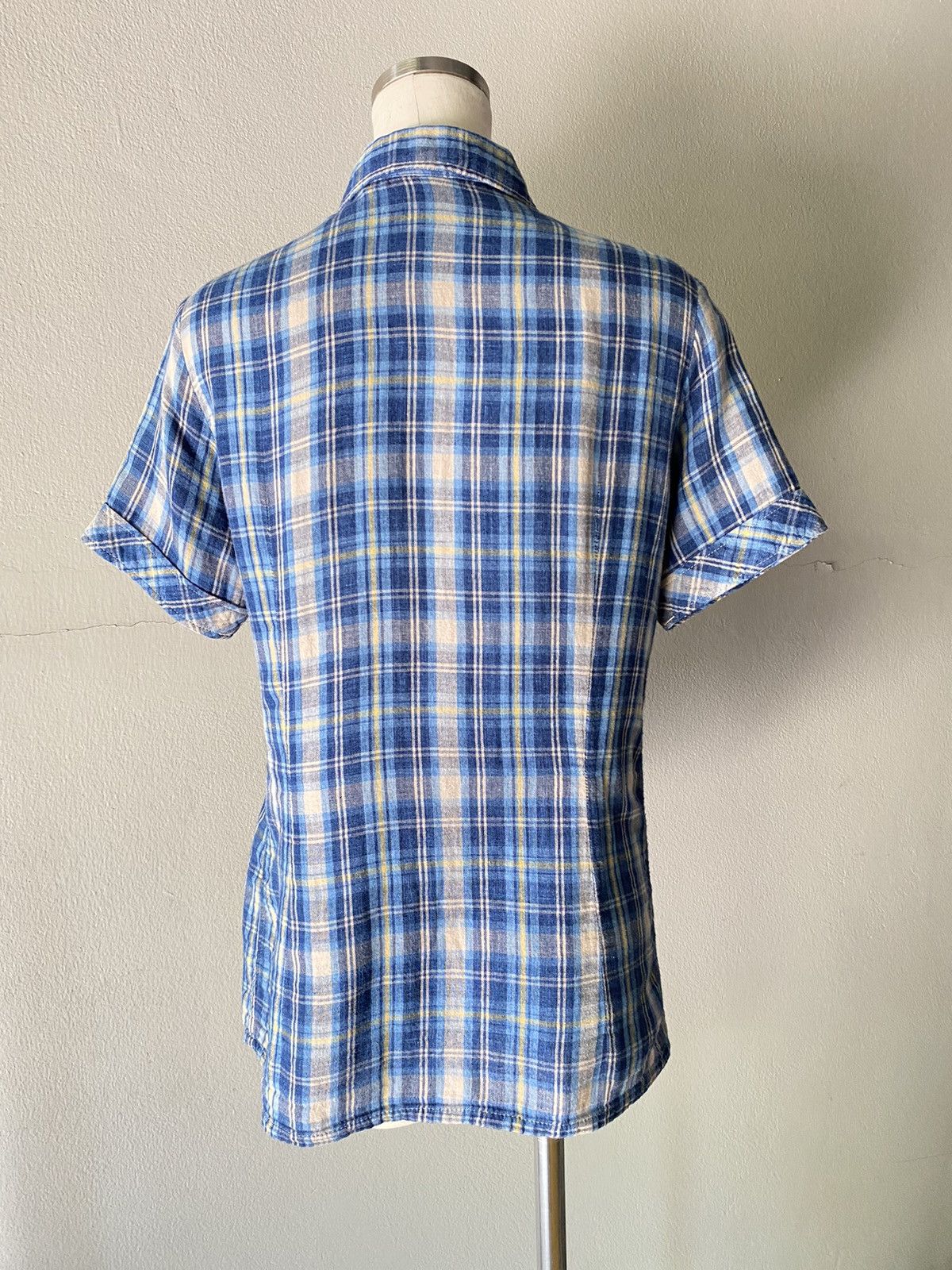Hysteric Glamour Hysteric Glamour Blue Plaid Button-Up Shirt. Size S / US 4 / IT 40 - 2 Thumbnail