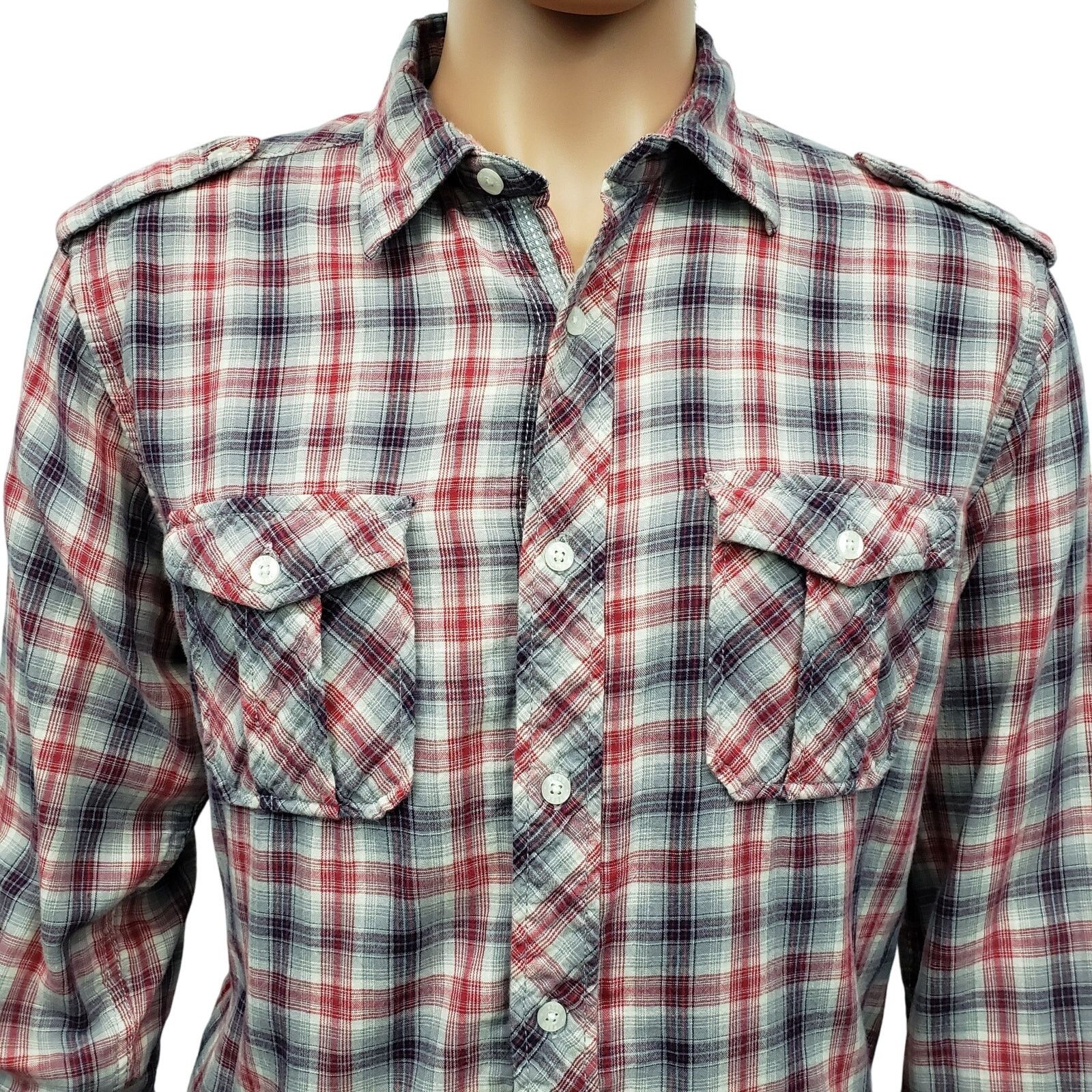 Paper Denim & Cloth Paper Denim & Cloth PD&C Double Layer Military Style Shirt Size US L / EU 52-54 / 3 - 4 Thumbnail
