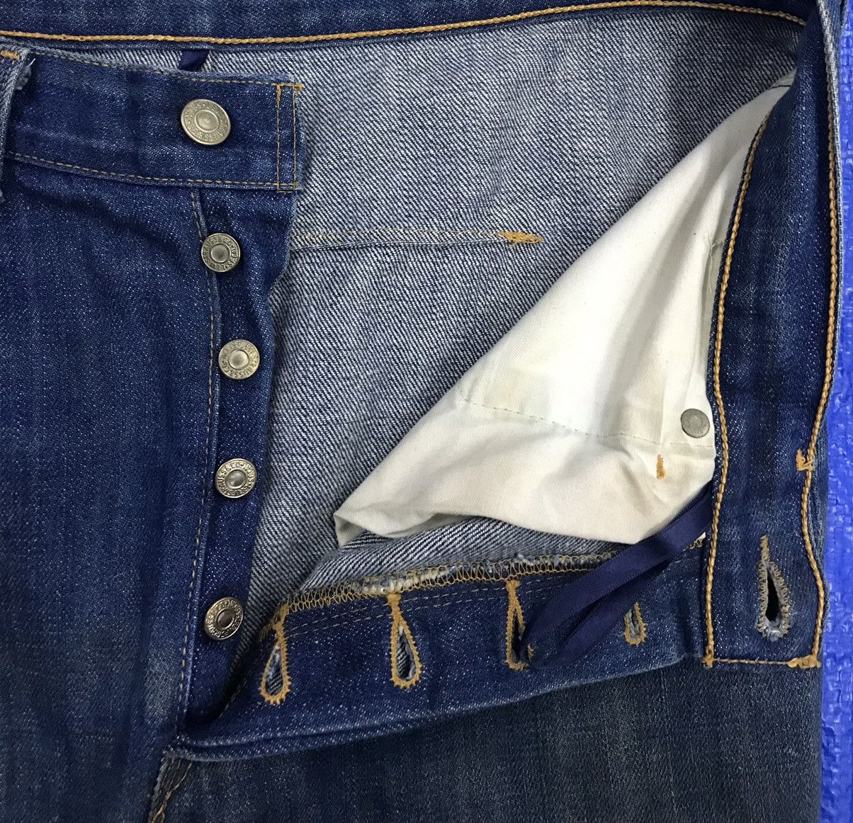 Levi's × Vintage Vintage Levi’s Red Denim Pants Size US 34 / EU 50 - 6 Thumbnail