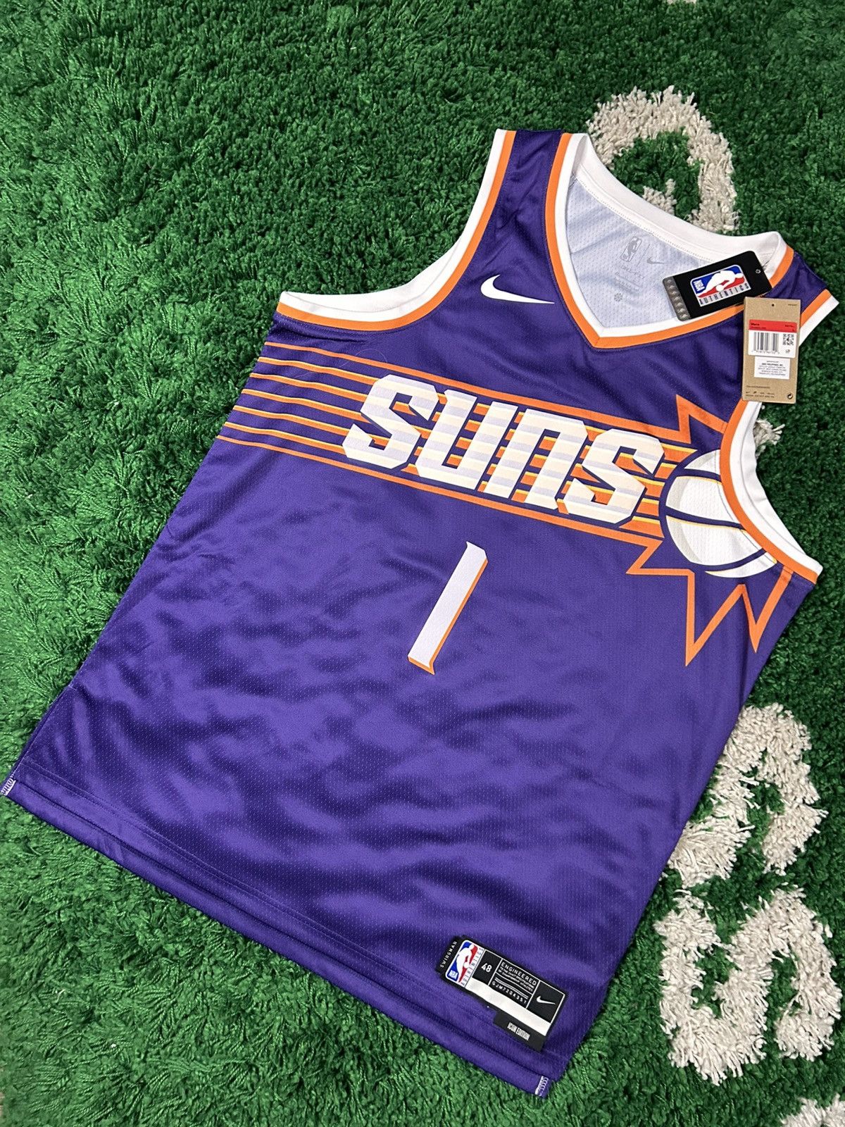 NBA Devin Booker Nike Dri-Fit Swingman Jersey Icon Edition Sz L Size US L / EU 52-54 / 3 - 1 Thumbnail