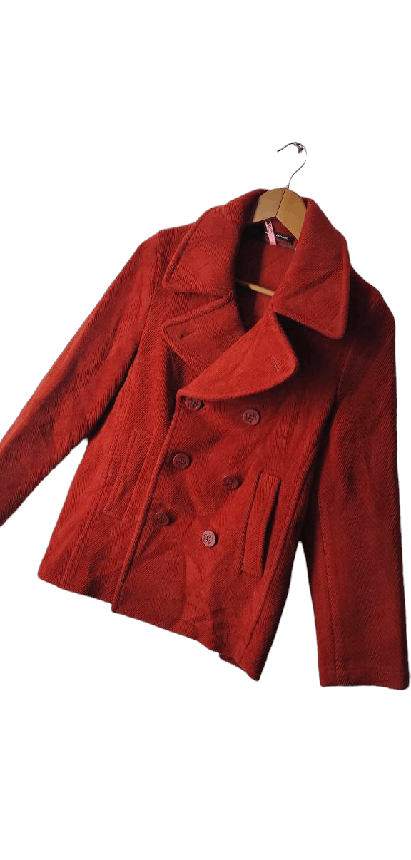 Vintage LURVA TRAM MADE IN ENGLAND PEACOAT JACKET Size S / US 4 / IT 40 - 4 Thumbnail